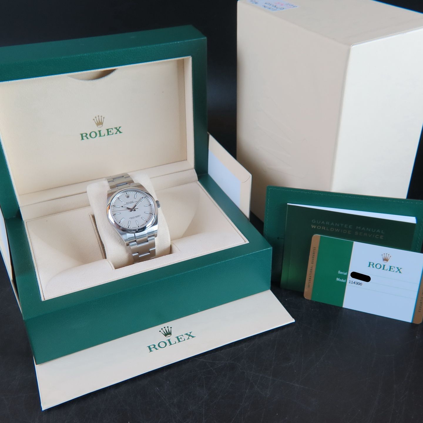 Rolex Oyster Perpetual 39 114300 (2019) - 39mm Staal (4/4)