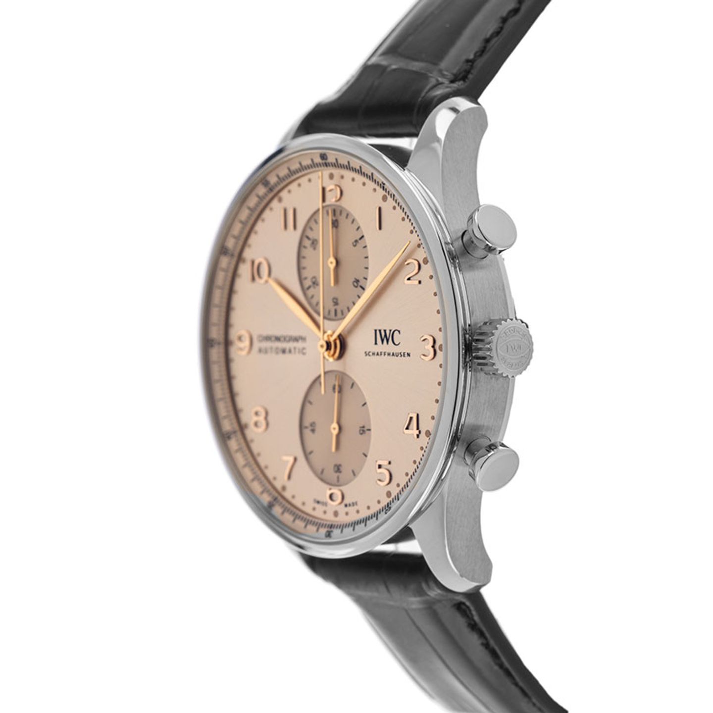 IWC Portuguese Chronograph IW371624 (2025) - Grey dial 41 mm Steel case (4/7)