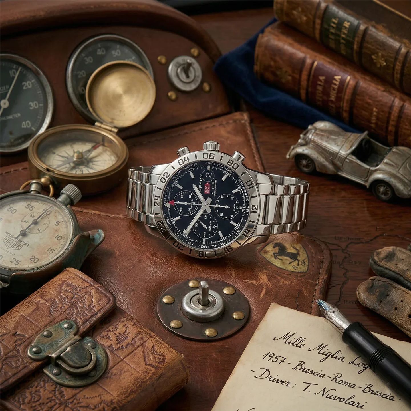 Chopard Grand Prix de Monaco Historique 8992 (2007) - Black dial 42 mm Steel case (3/8)