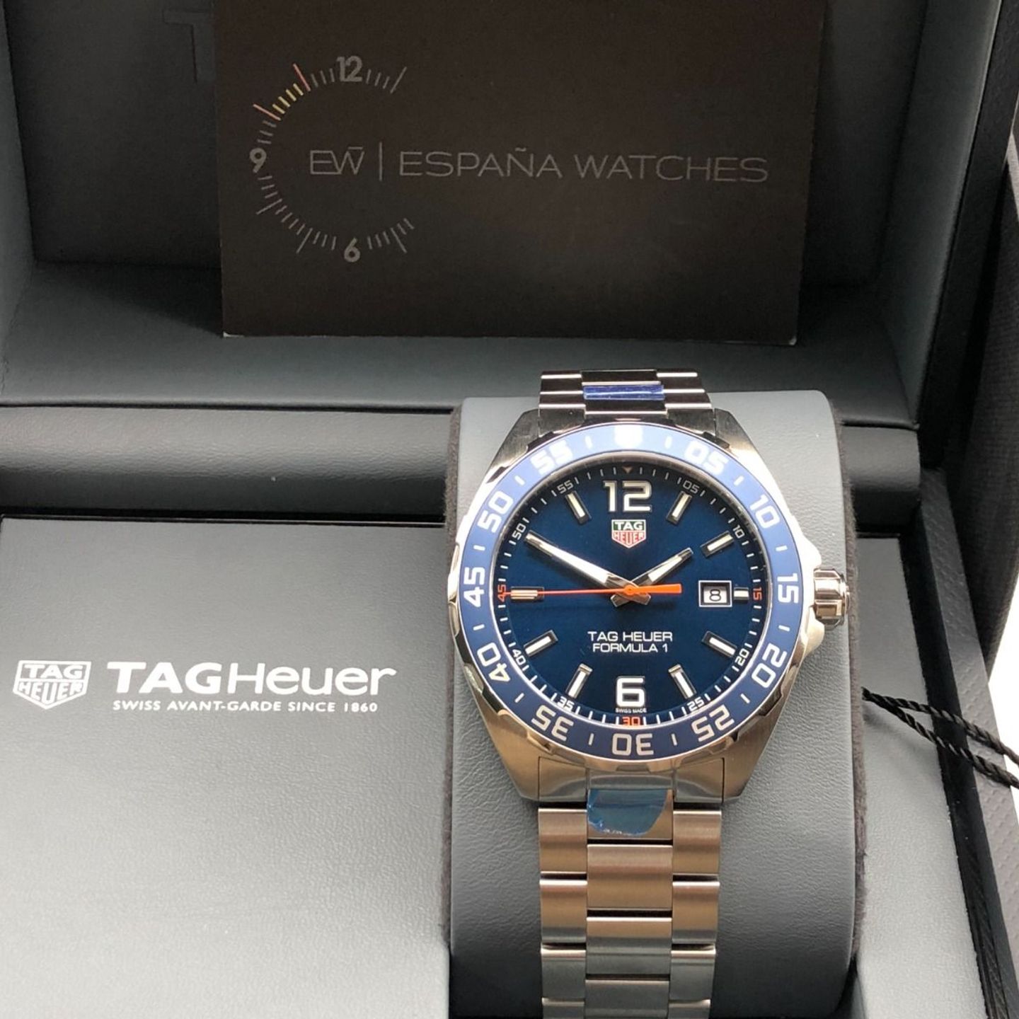 TAG Heuer Formula 1 Quartz WAZ1010.BA0842 (2023) - Blauw wijzerplaat 43mm Staal (3/7)