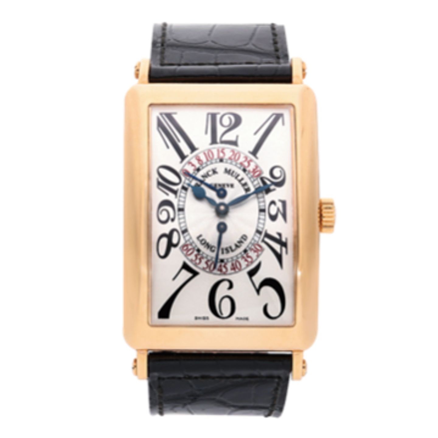 Franck Muller Long Island 1100 DS R (2010) - Zilver wijzerplaat 32mm Roségoud (1/1)
