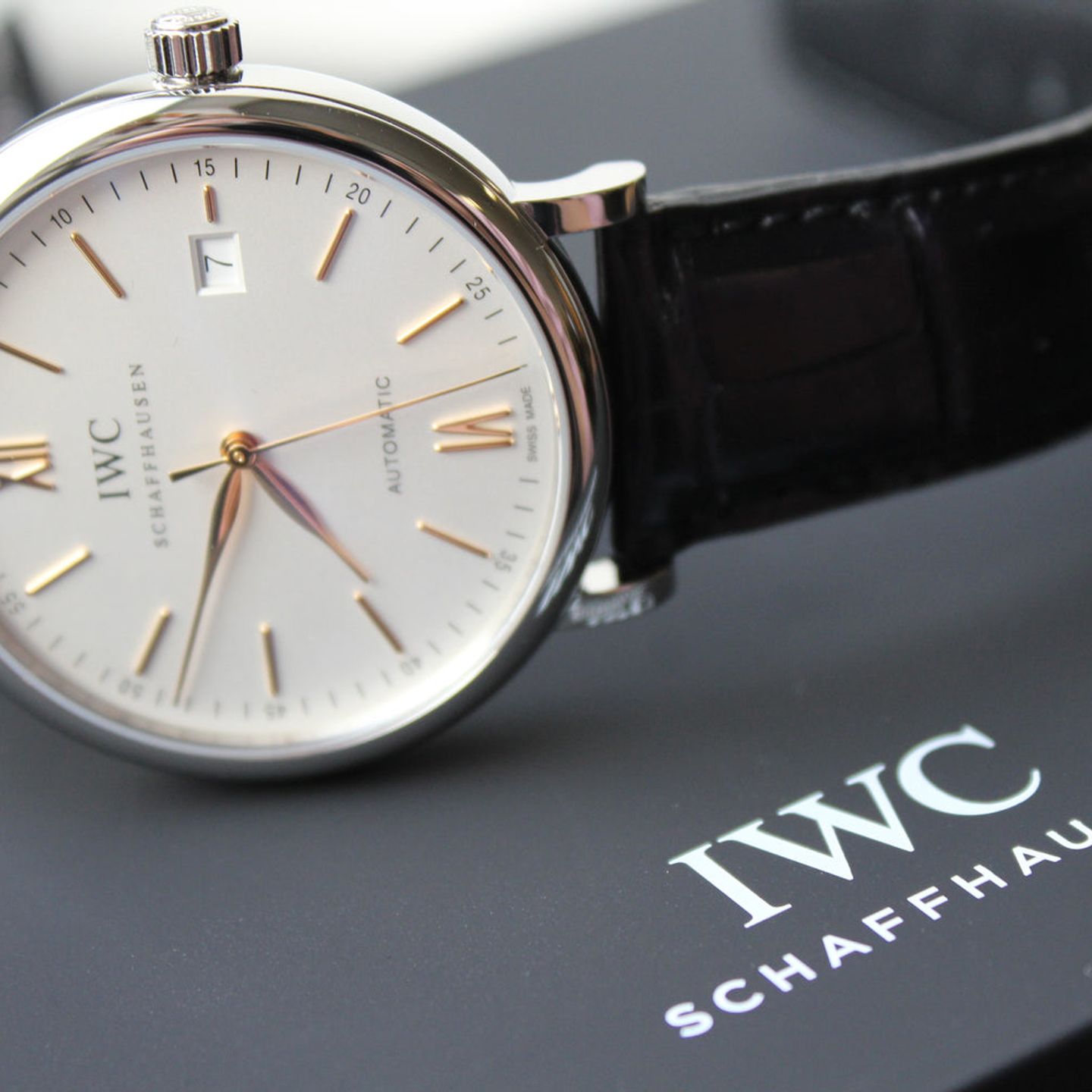 IWC Portofino Automatic IW356517 (2024) - Zilver wijzerplaat 40mm Staal (2/4)