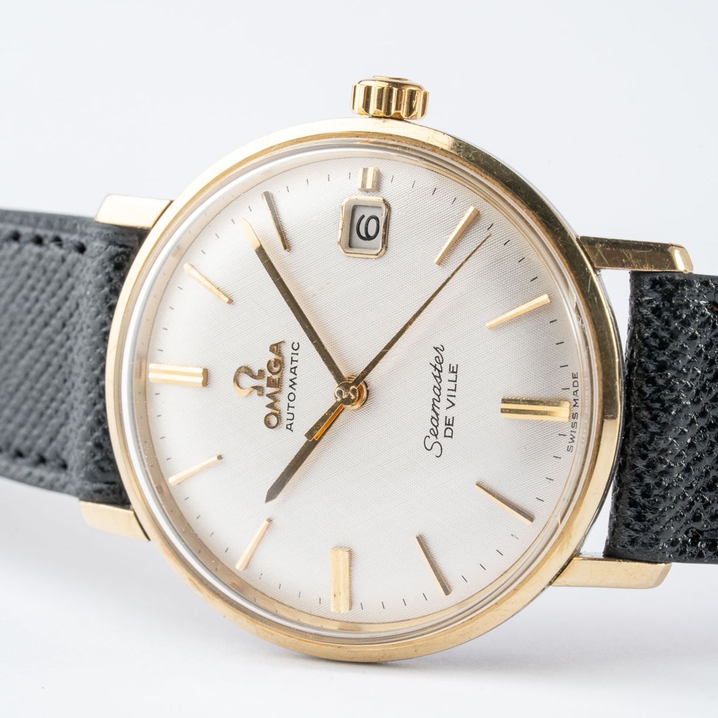 Omega Seamaster DeVille 166.020 (1963) - Silver dial 34 mm Gold/Steel case (3/8)