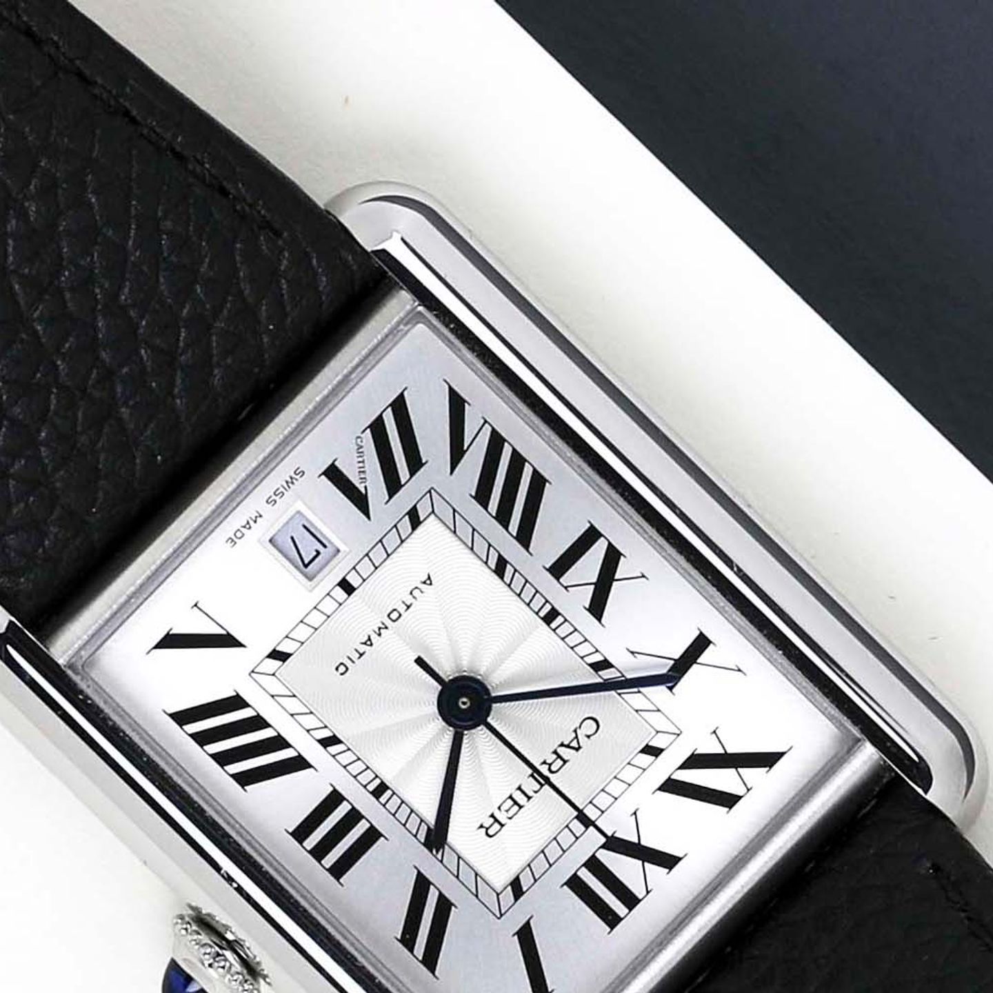 Cartier Tank WSTA0040 (2021) - Zilver wijzerplaat 41mm Staal (4/8)