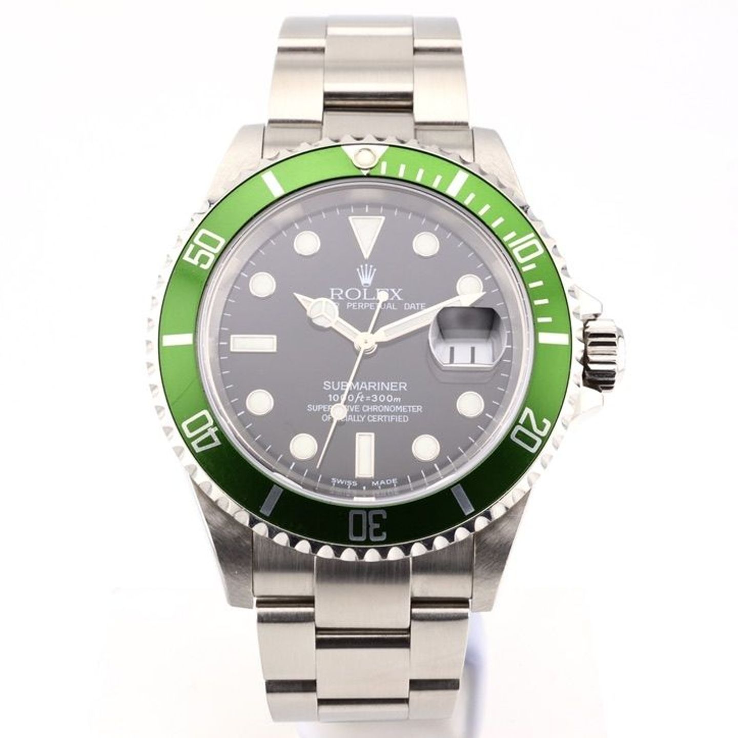 Rolex Submariner Date 16610 (2003) - Zwart wijzerplaat 40mm Staal (1/1)