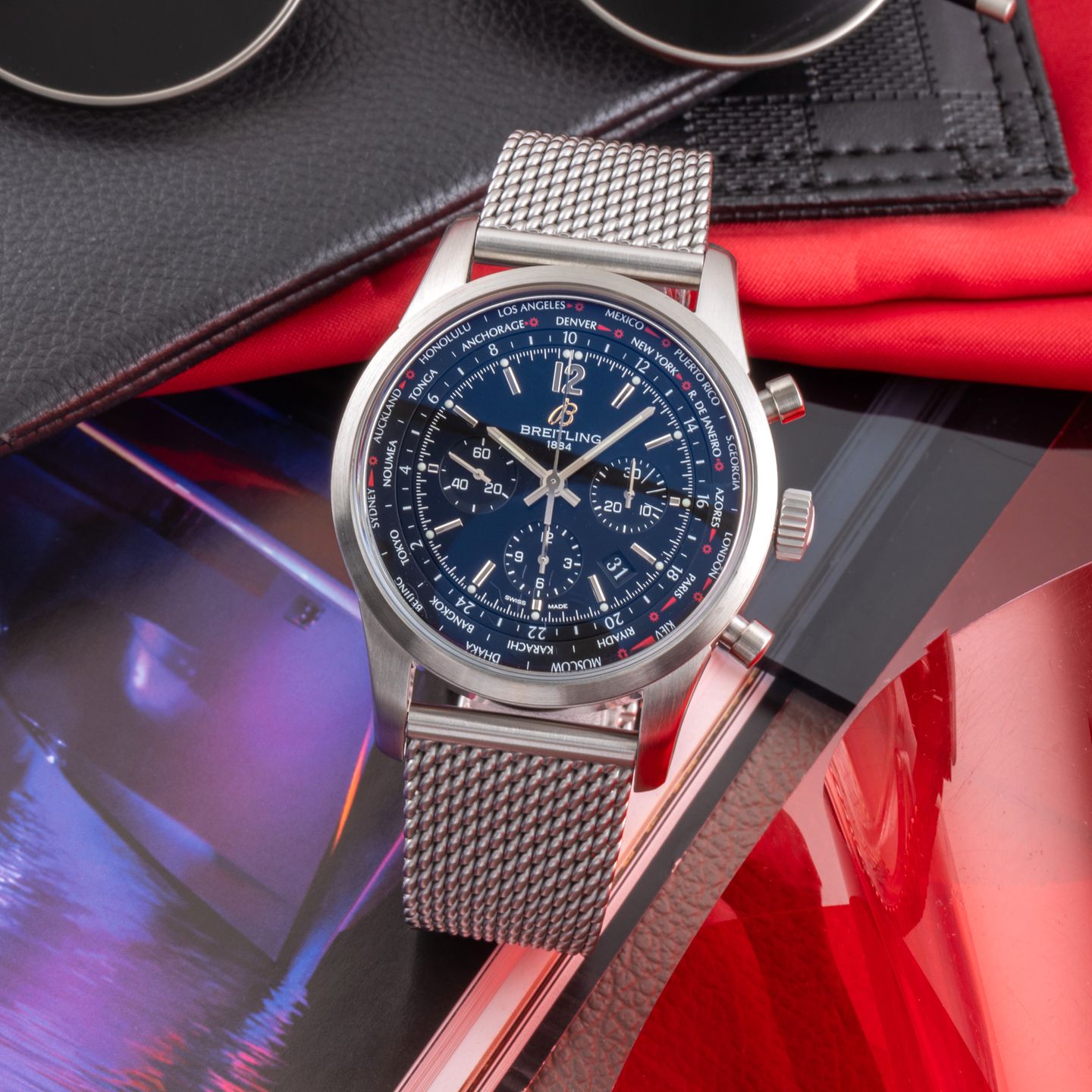 Breitling Transocean Chronograph Unitime AB0510 - (1/8)