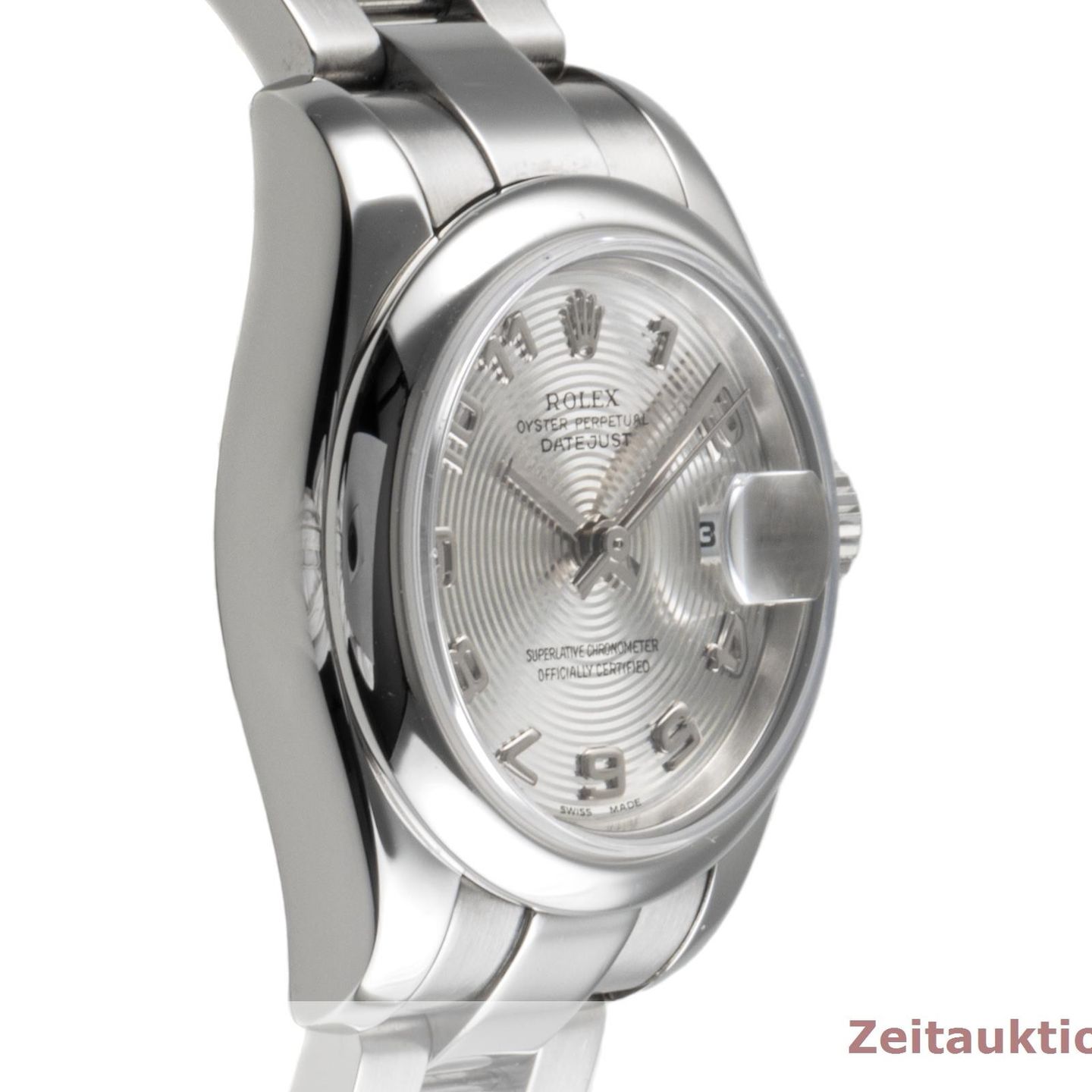 Rolex Lady-Datejust 179160 (Unknown (random serial)) - Silver dial 26 mm Steel case (7/8)