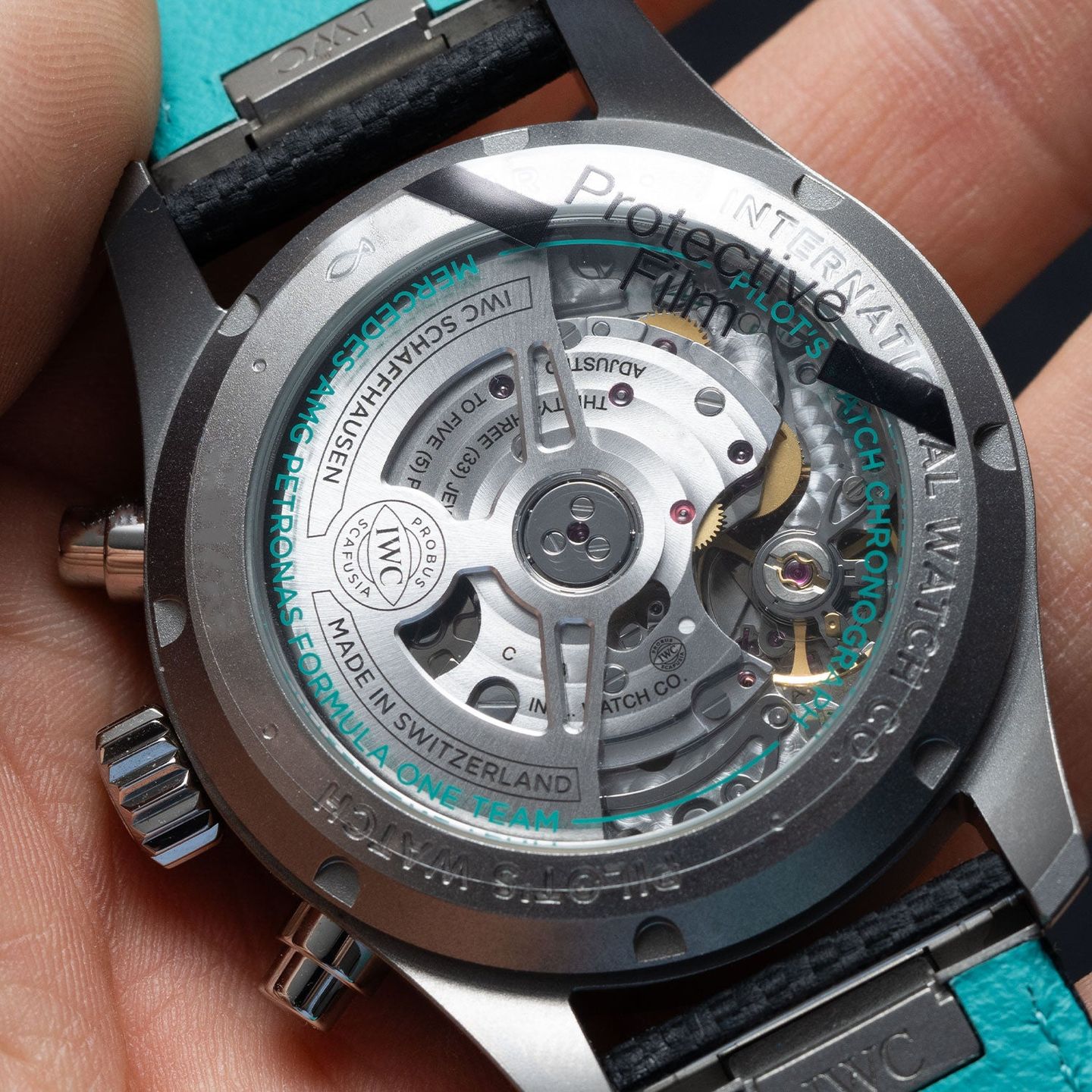 IWC Pilot Chronograph IW388108 (Onbekend (willekeurig serienummer)) - Zwart wijzerplaat 41mm Titanium (4/6)