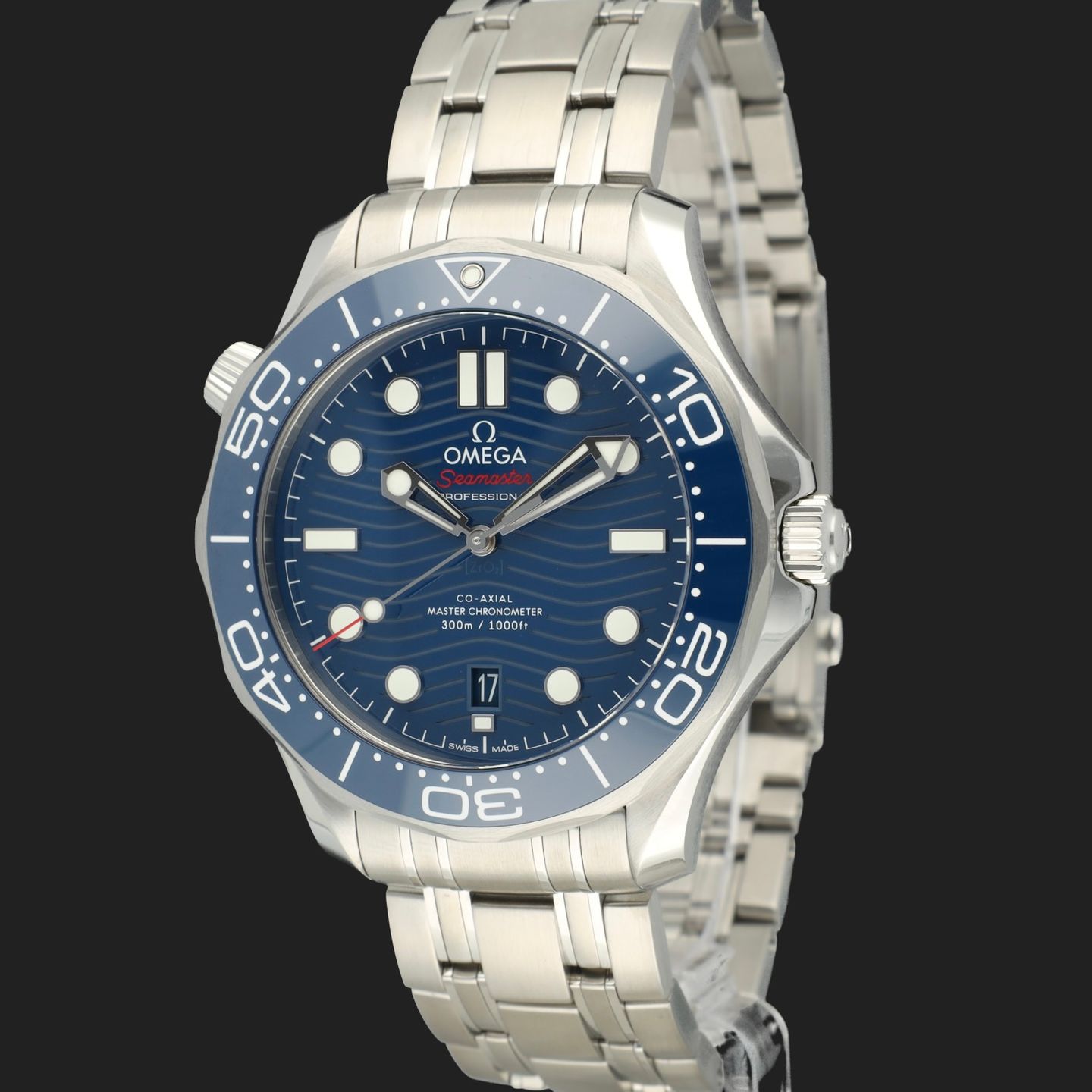 Omega Seamaster Diver 300 M 210.30.42.20.03.001 (2024) - Blue dial 42 mm Steel case (1/8)