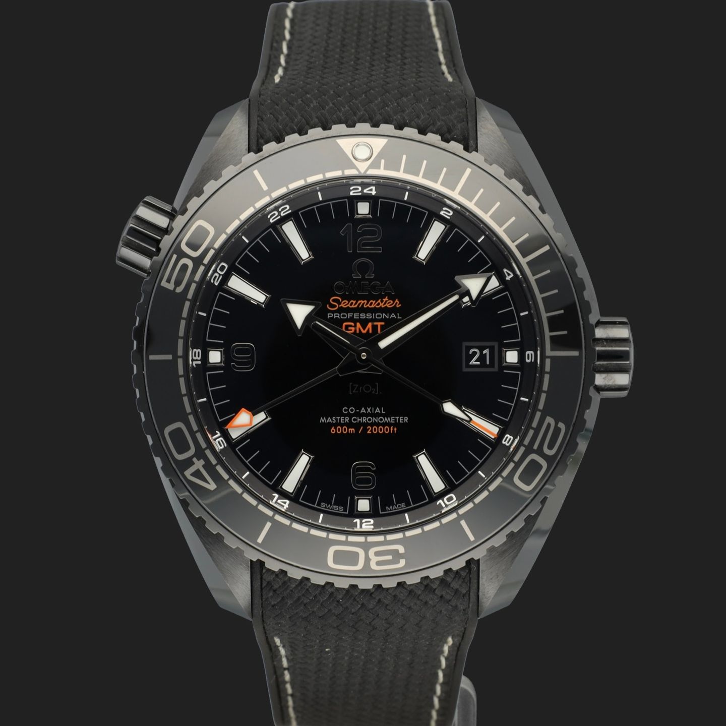 Omega Seamaster Planet Ocean 215.92.46.22.01.001 (2016) - Zwart wijzerplaat 46mm Keramiek (3/7)
