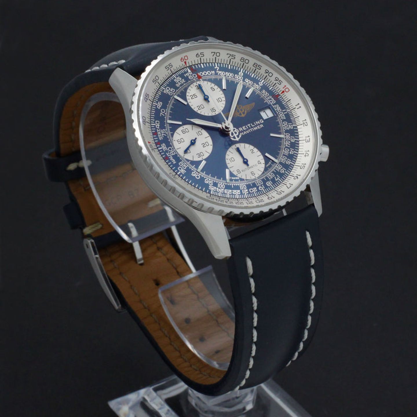 Breitling Old Navitimer A13322 (1999) - Blue dial 41 mm Steel case (6/7)