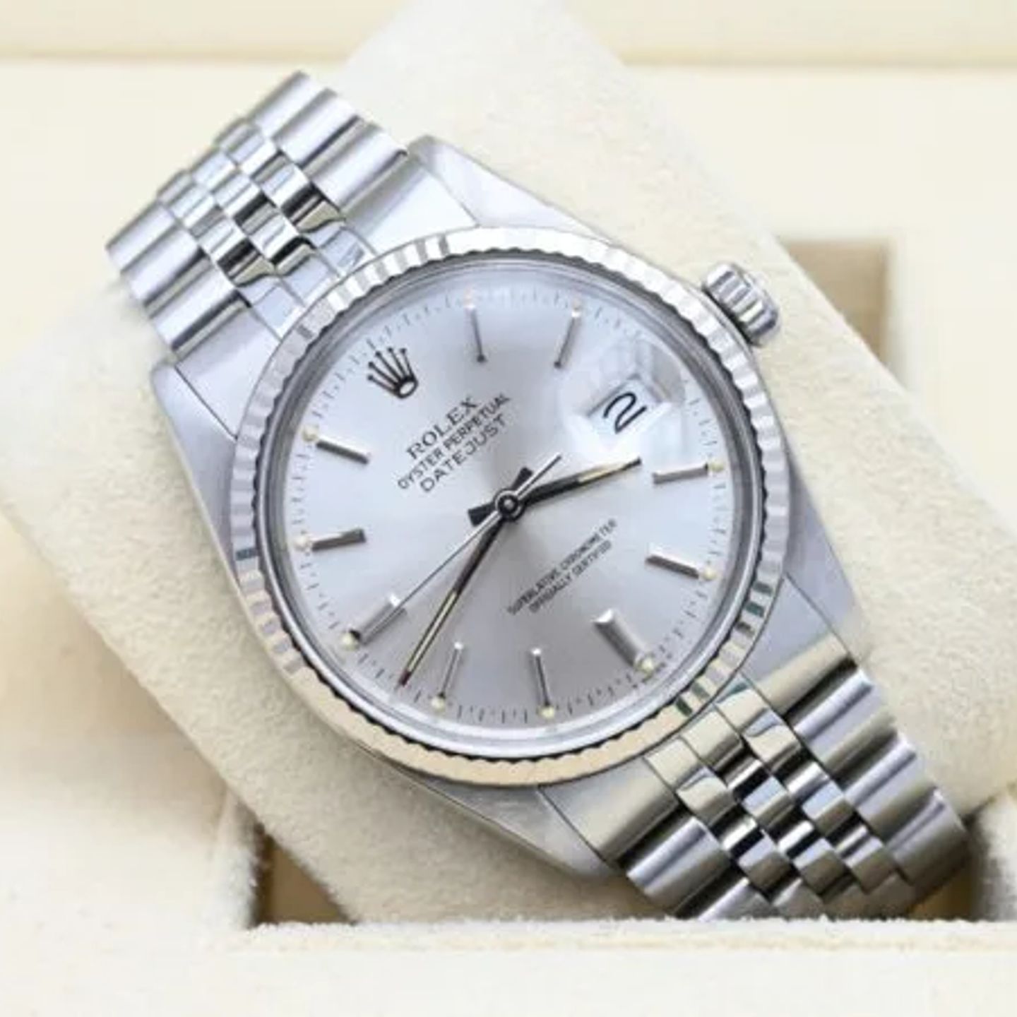 Rolex Datejust 36 16014 (1984) - Silver dial 36 mm Steel case (1/6)
