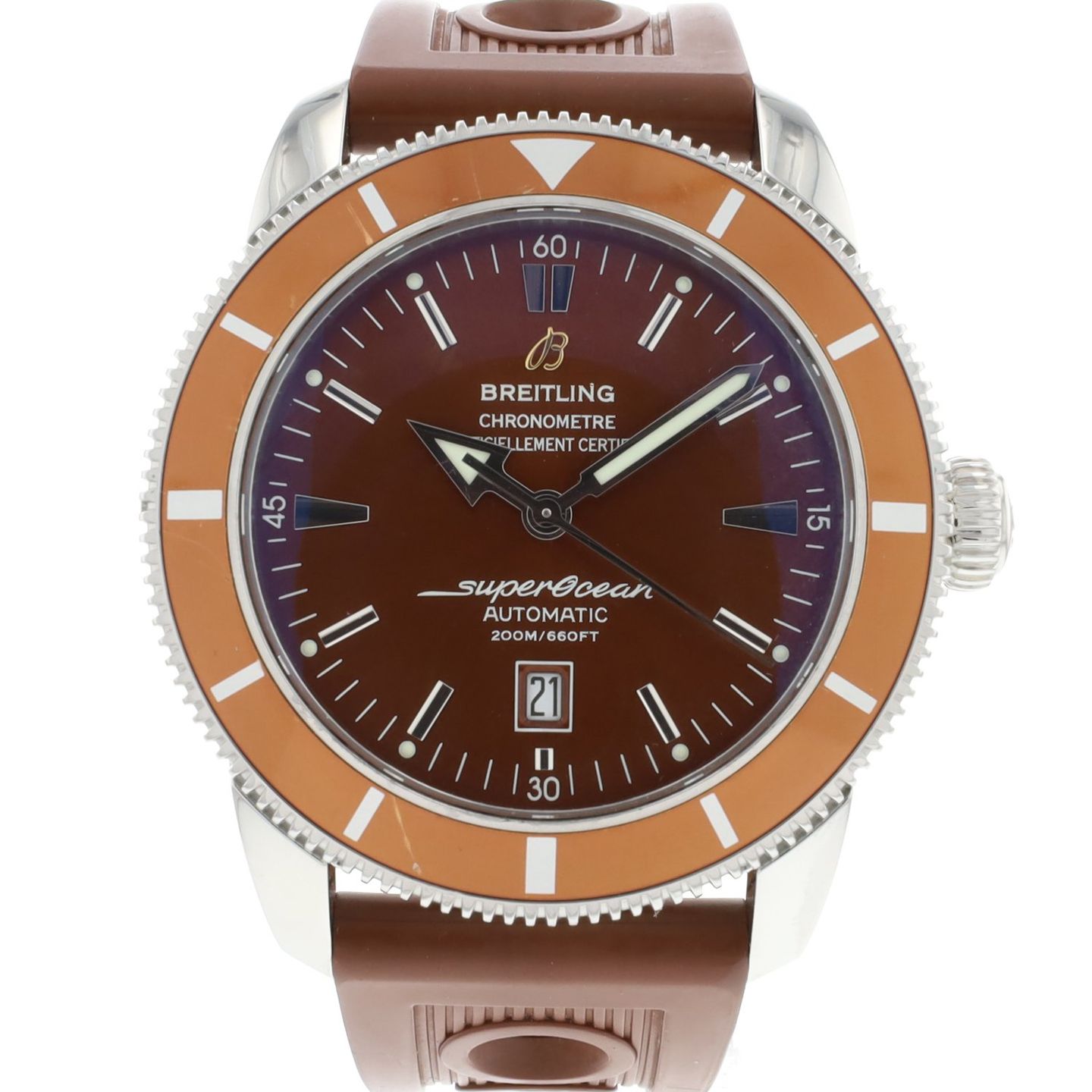 Breitling Superocean Heritage 46 A17320 (Unknown (random serial)) - Bronze dial 46 mm Steel case (1/6)