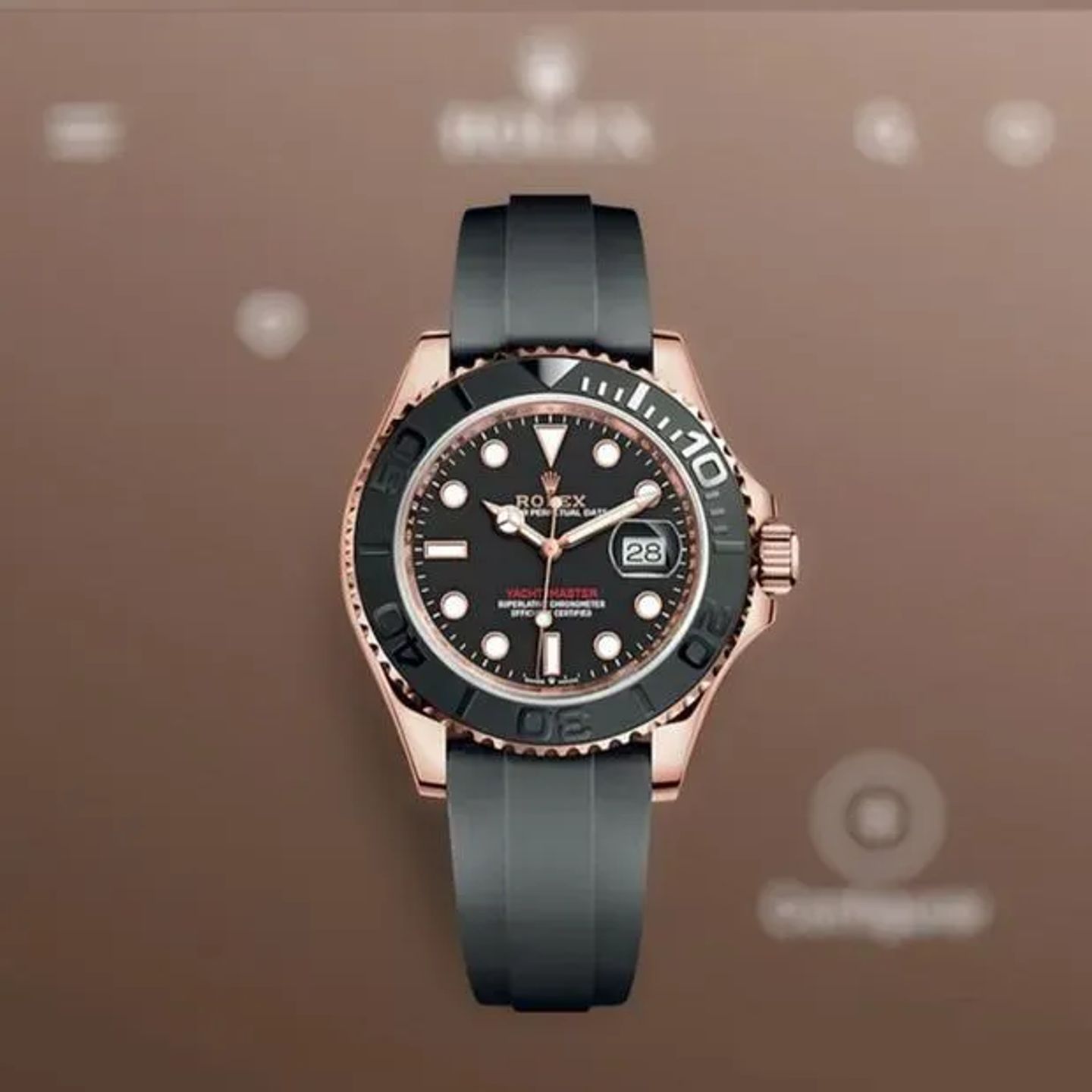 Rolex Yacht-Master 40 126655 (2024) - Zwart wijzerplaat 40mm Roségoud (1/5)