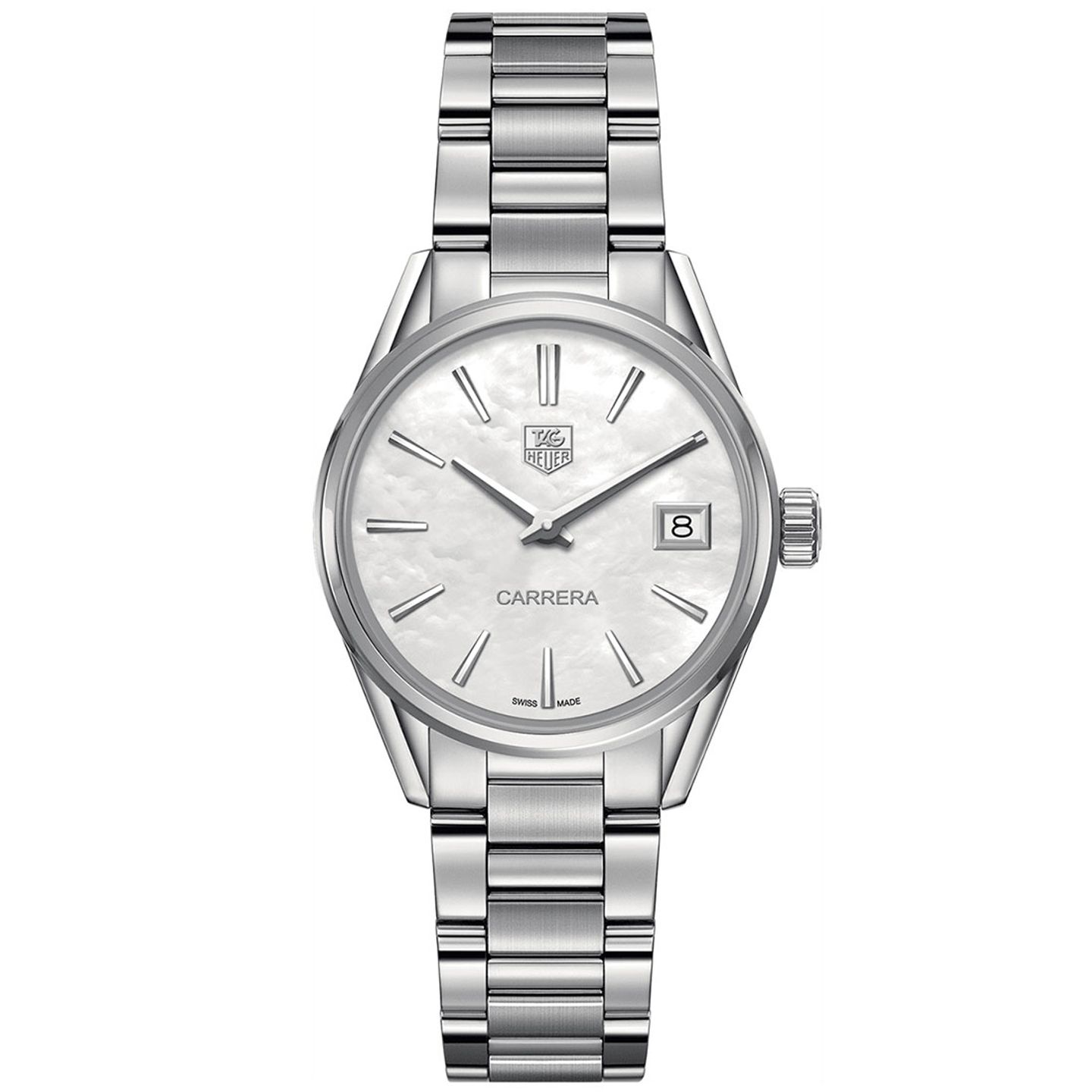 TAG Heuer Carrera Lady WBK1318.BA0652 (2023) - White dial 36 mm Steel case (3/3)
