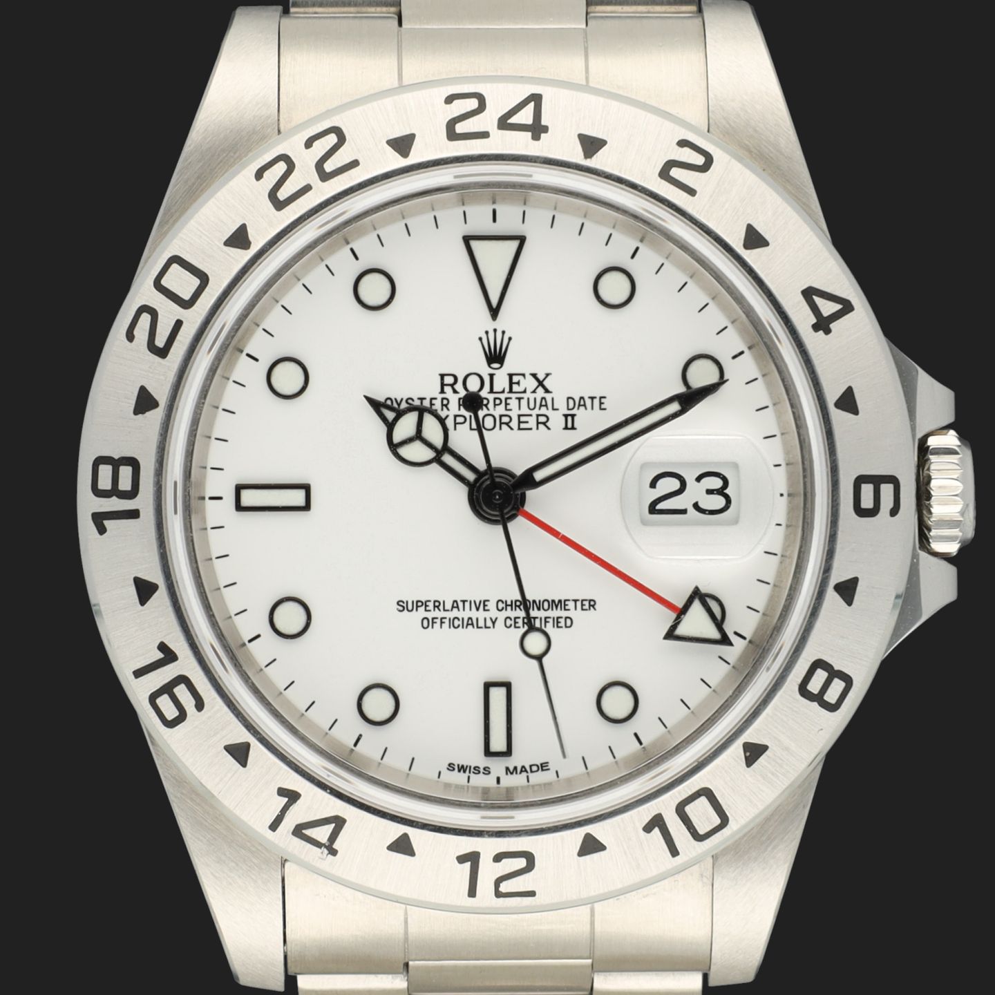 Rolex Explorer II 16570 (1991) - 40 mm Steel case (2/8)