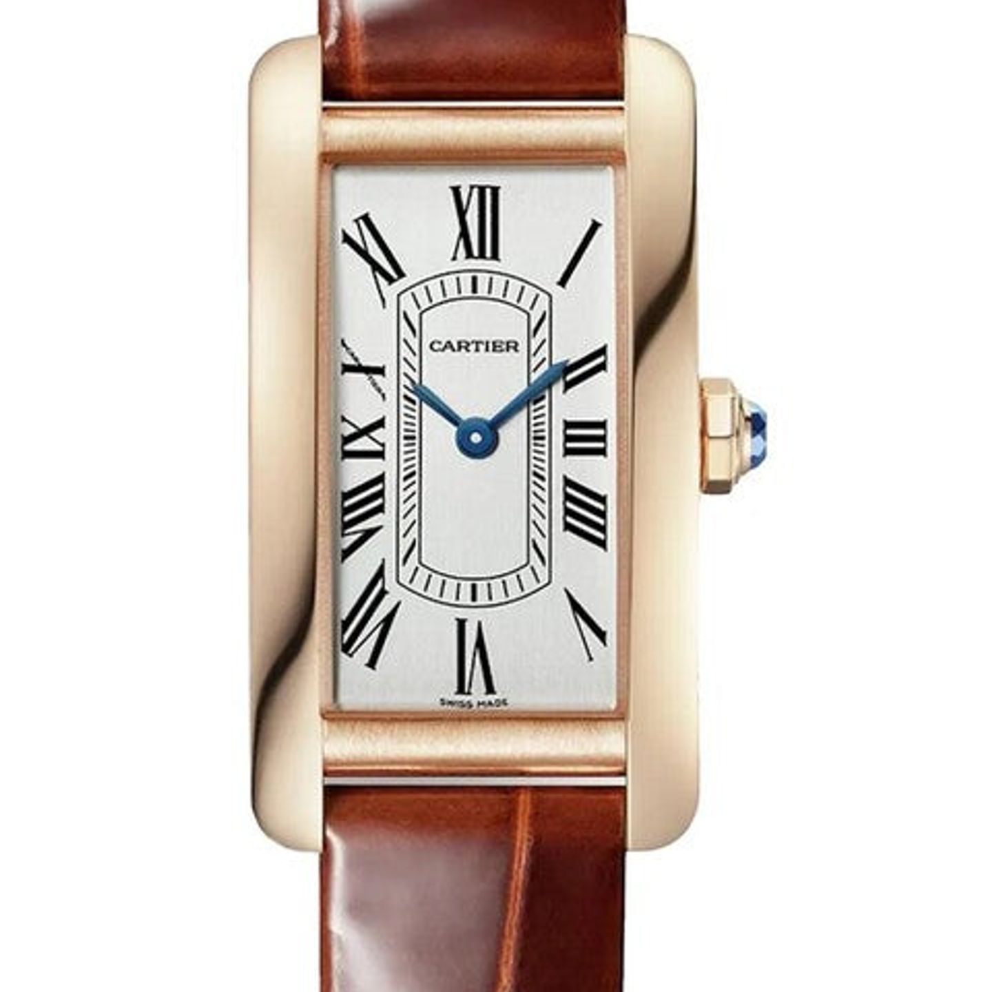 Cartier Tank Américaine WGTA0340 (2026) - Silver dial 19 mm Rose Gold case (1/1)