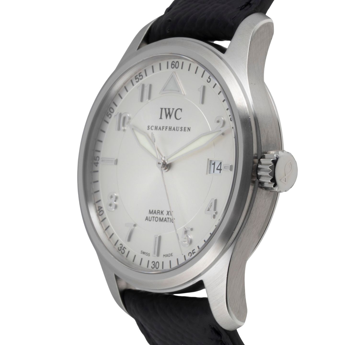 IWC Pilot Mark IW325313 (2005) - Silver dial 38 mm Steel case (6/8)