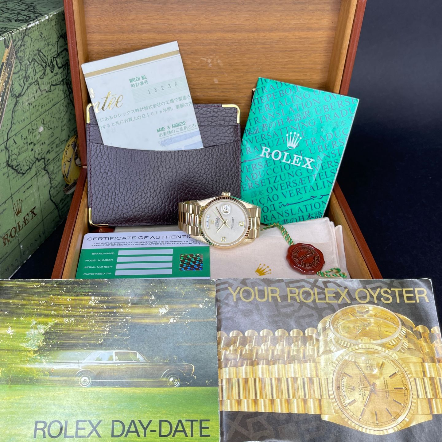 Rolex Day-Date 36 18238 (1990) - 36mm Geelgoud (2/8)
