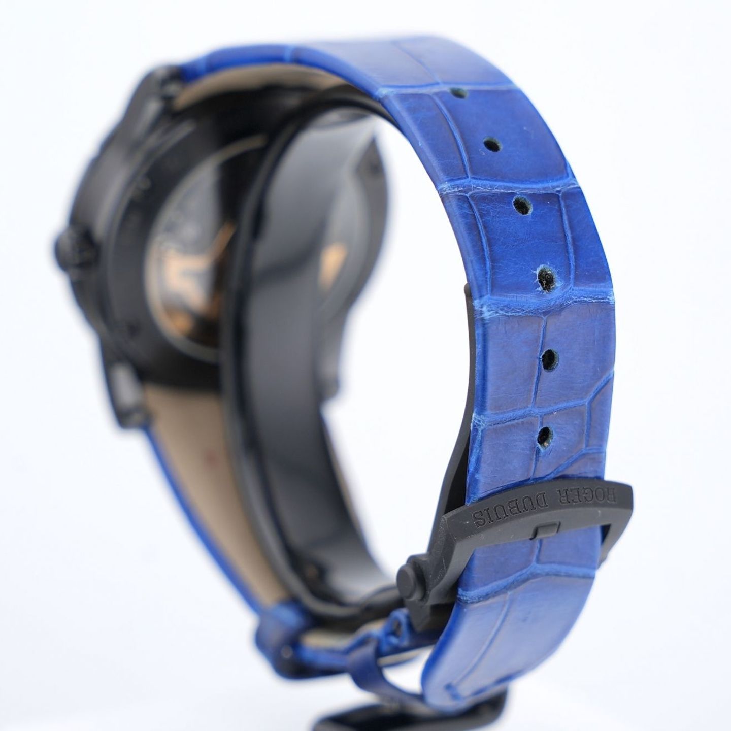 Roger Dubuis Excalibur DBEX0612 (Unknown (random serial)) - Blue dial 36 mm Titanium case (7/16)