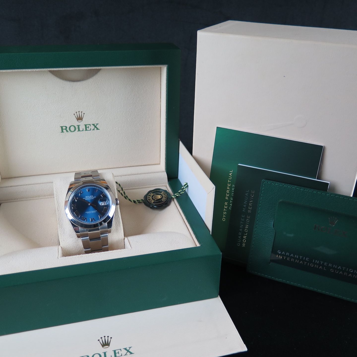 Rolex Datejust 41 126300 (2020) - Green dial 41 mm Steel case (8/8)