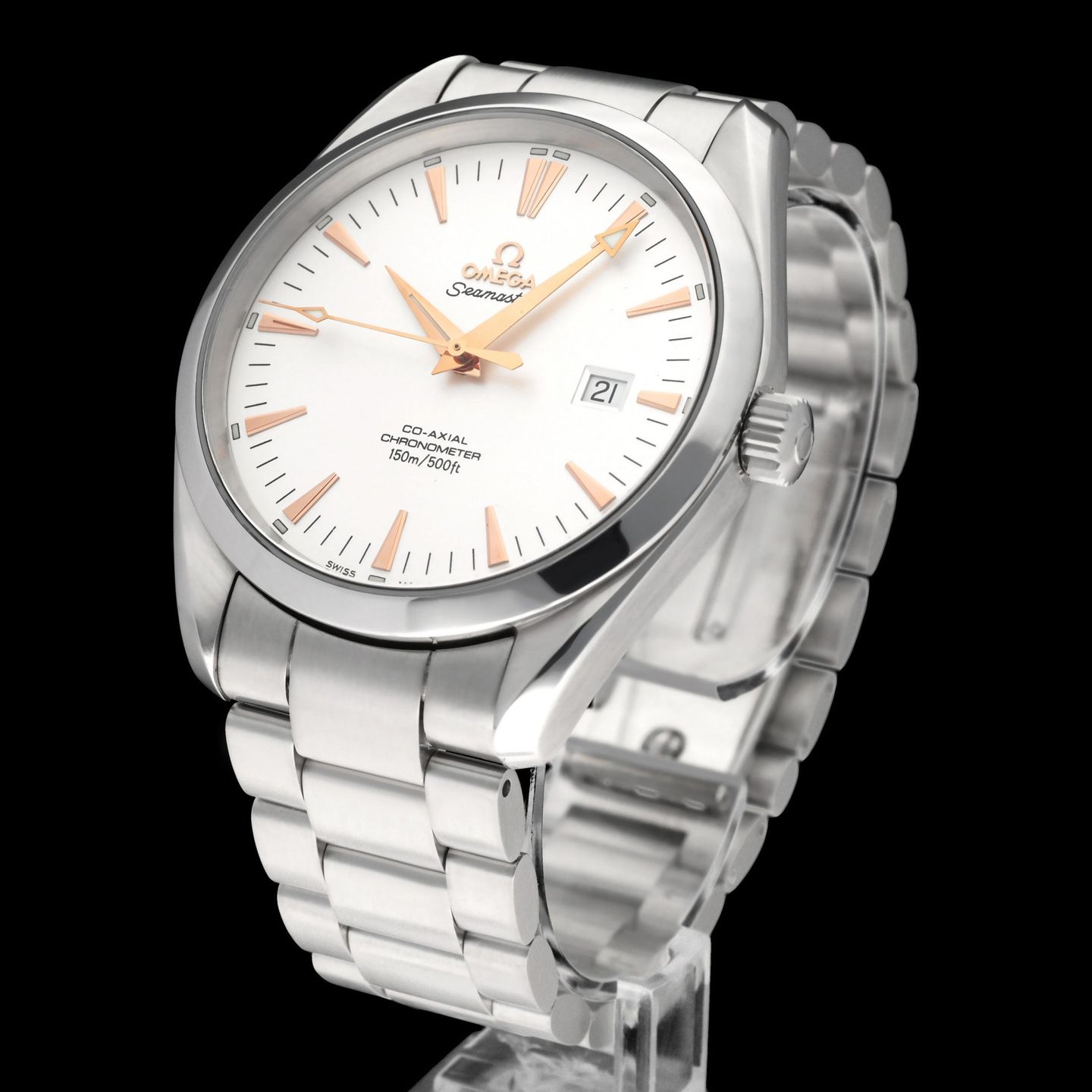 Omega Seamaster Aqua Terra 2502.34.00 (2019) - White dial 42 mm Steel case (2/8)