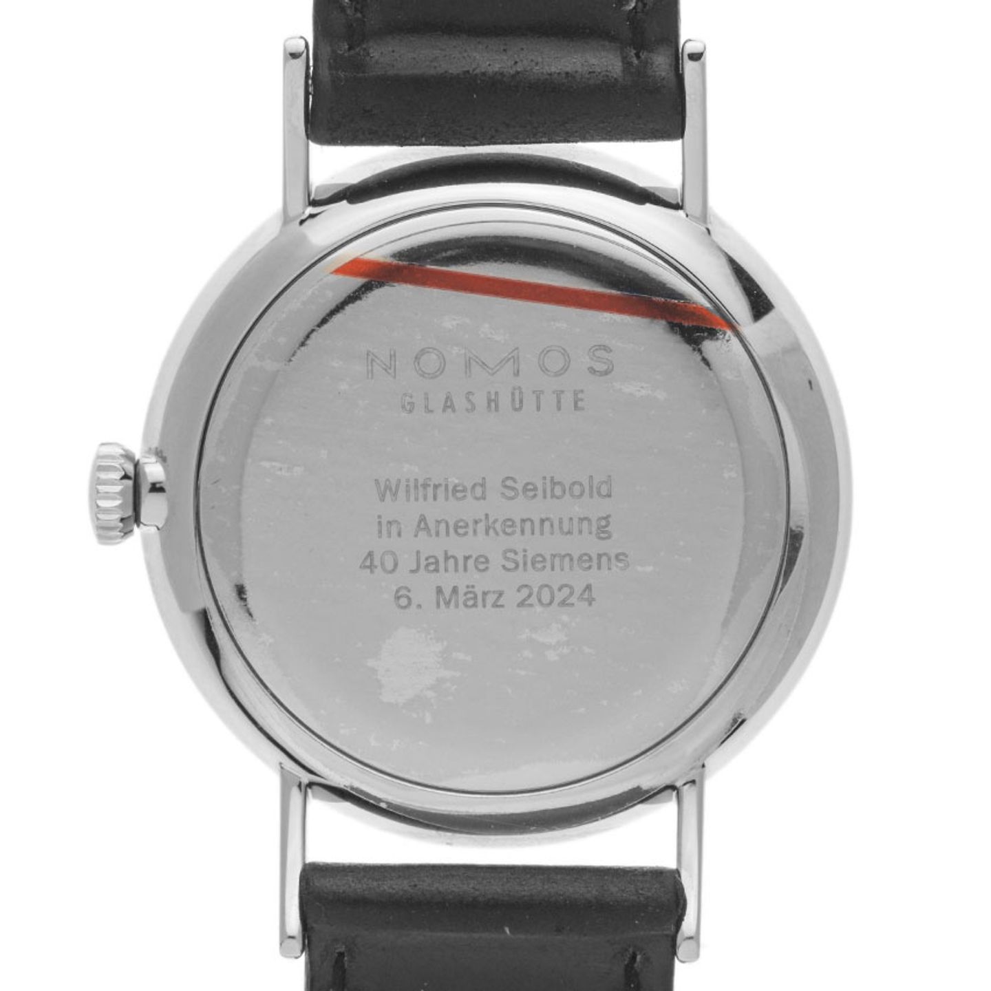 NOMOS Ludwig 207 (2020) - Wit wijzerplaat 35mm Staal (6/7)