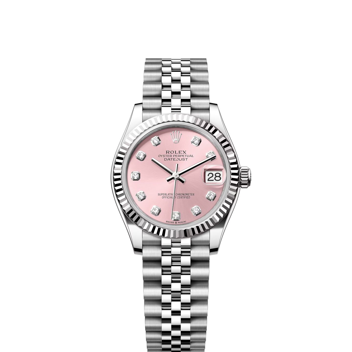 Rolex Datejust 31 278274 (2024) - Roze wijzerplaat 31mm Staal (1/1)