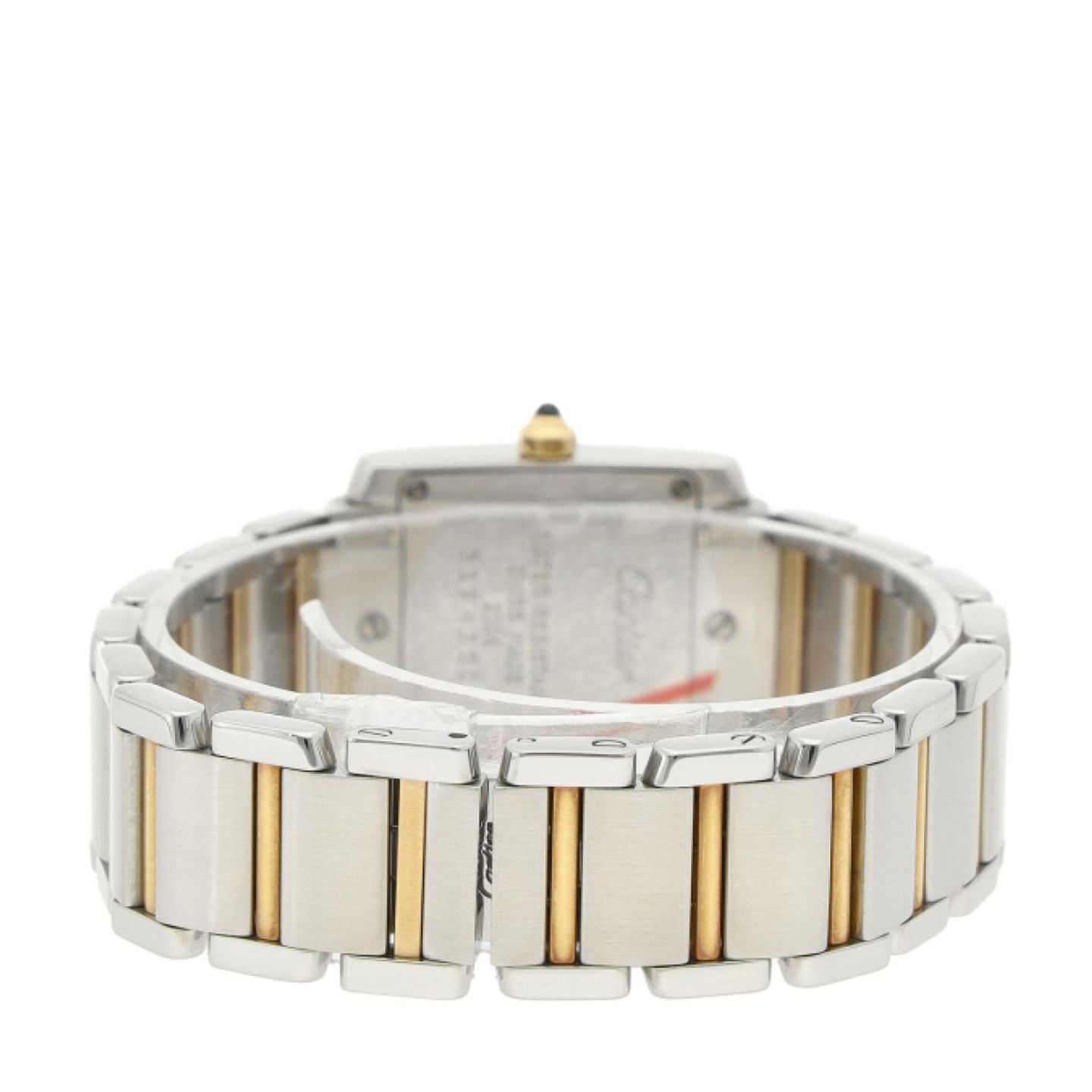 Cartier Tank Française W51007Q4 (2000) - Zilver wijzerplaat 25mm Goud/Staal (4/5)