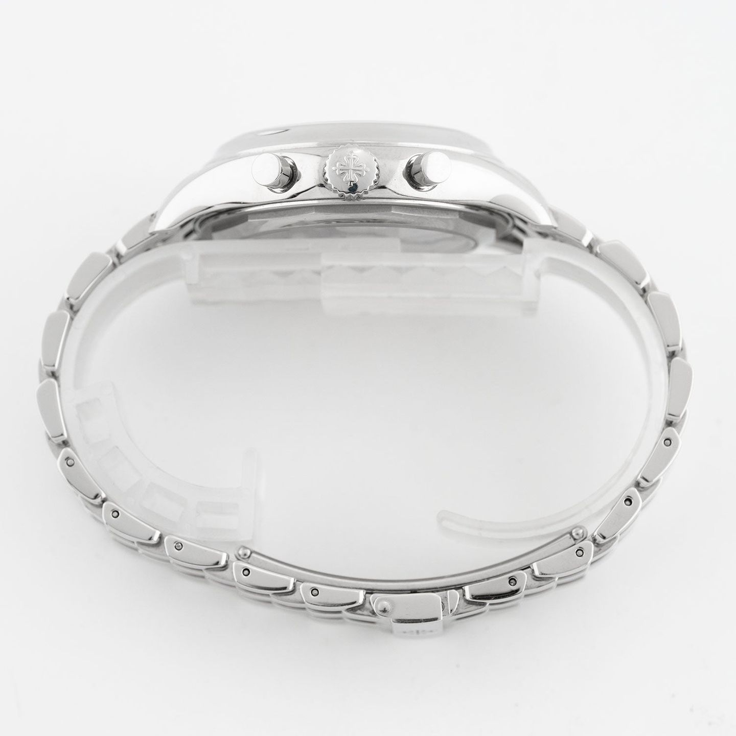 Patek Philippe Annual Calendar Chronograph 5960/1A-001 (2017) - Zilver wijzerplaat 41mm Staal (4/7)