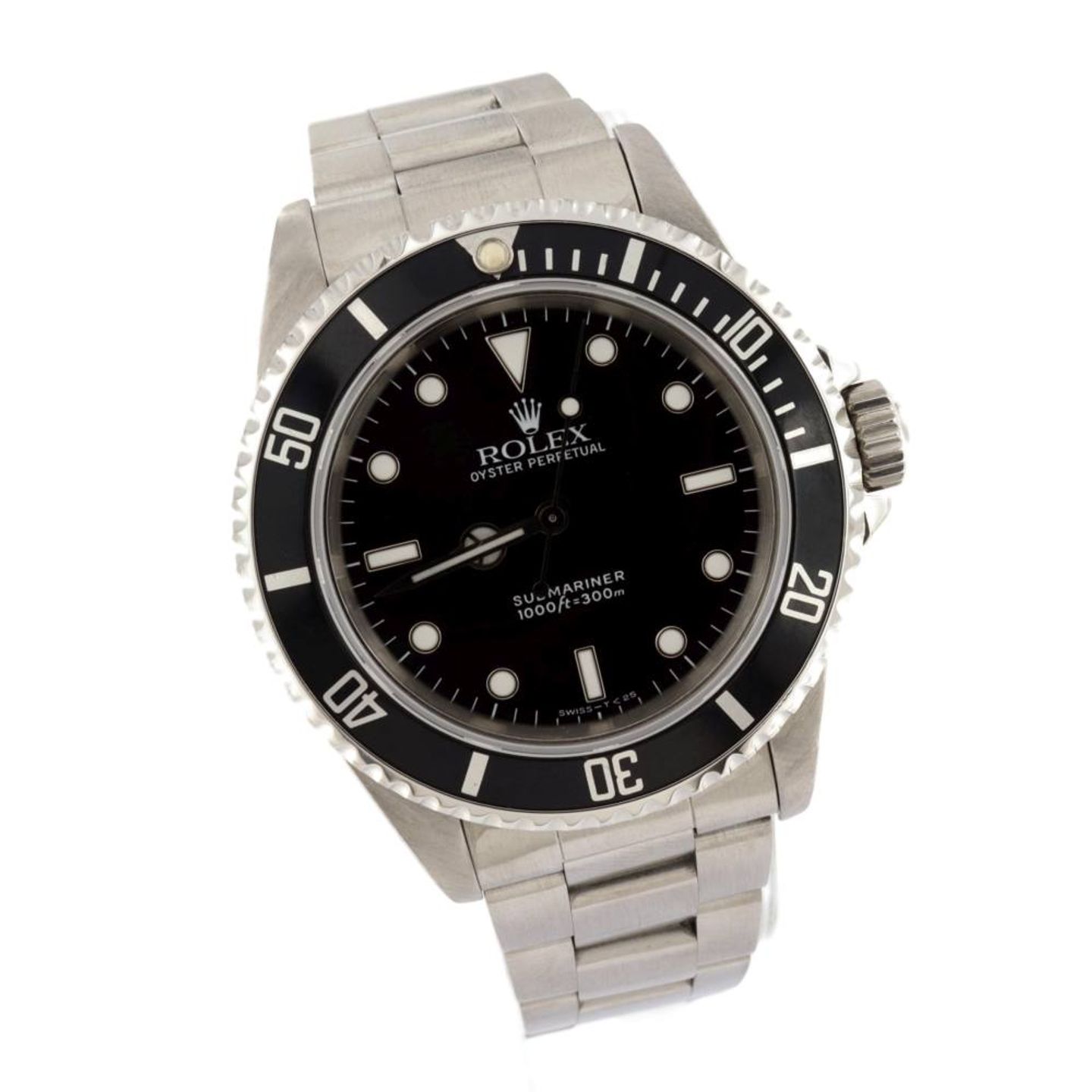 Rolex Submariner No Date 14060 (1994) - Zwart wijzerplaat 40mm Staal (1/6)