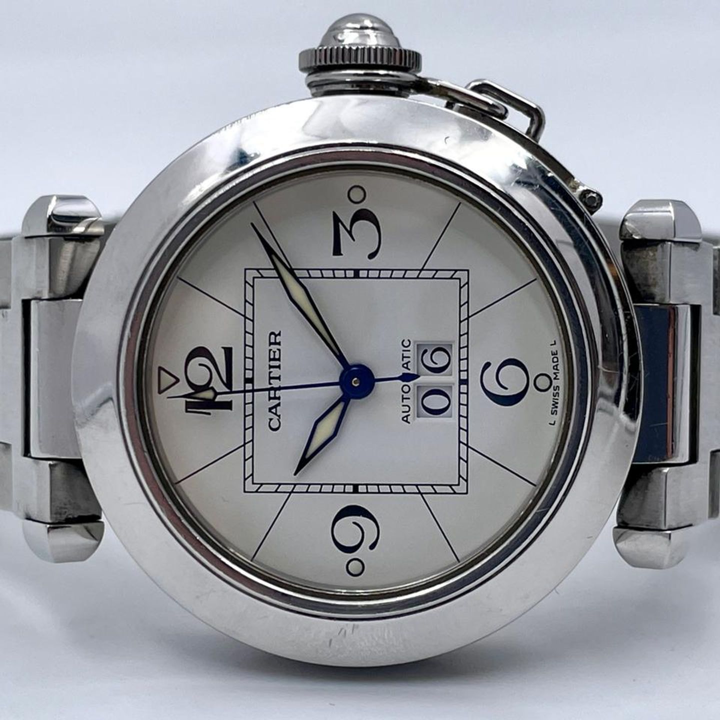 Cartier Pasha C 2475 (2004) - 35mm Staal (3/7)