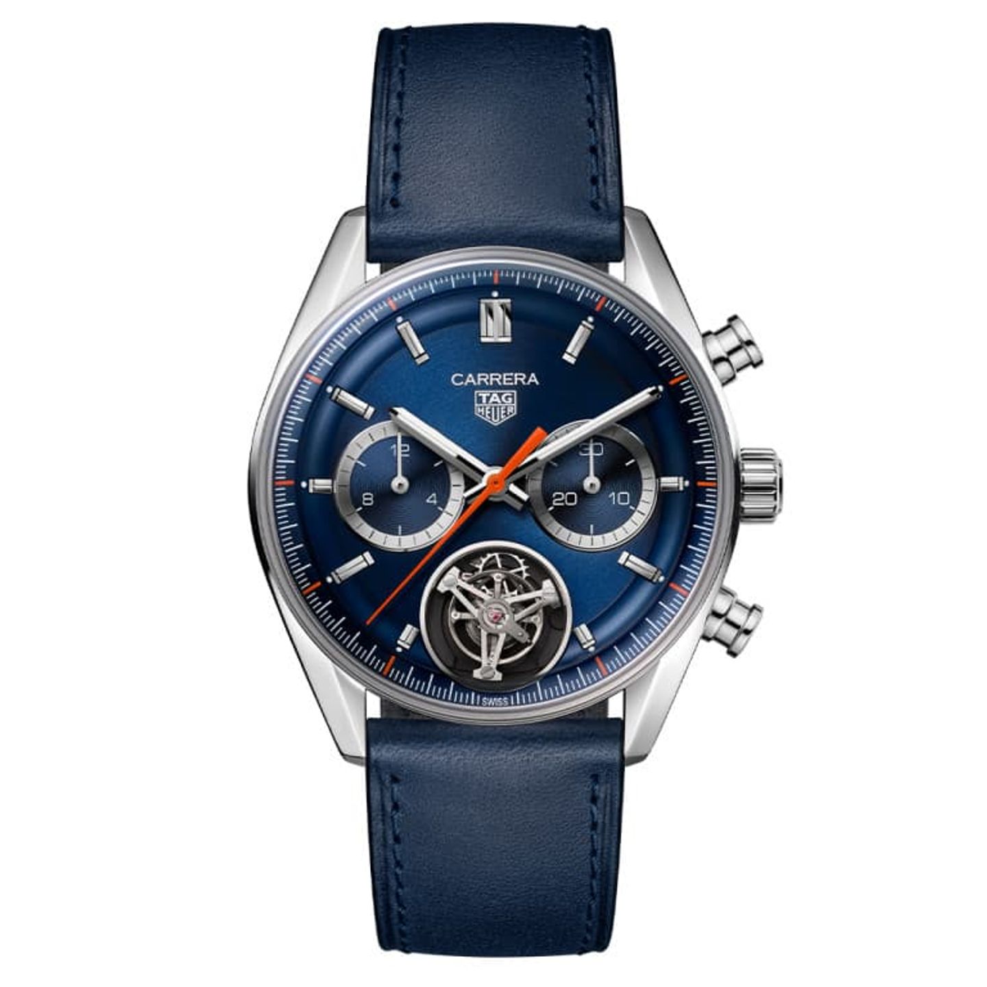 TAG Heuer Carrera CBS5010.FC6543 (2024) - Blauw wijzerplaat 42mm Staal (1/1)