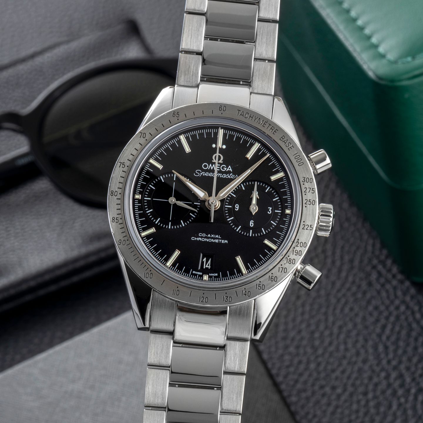 Omega Speedmaster '57 331.10.42.51.01.001 (Unknown (random serial)) - Black dial 42 mm Steel case (3/8)
