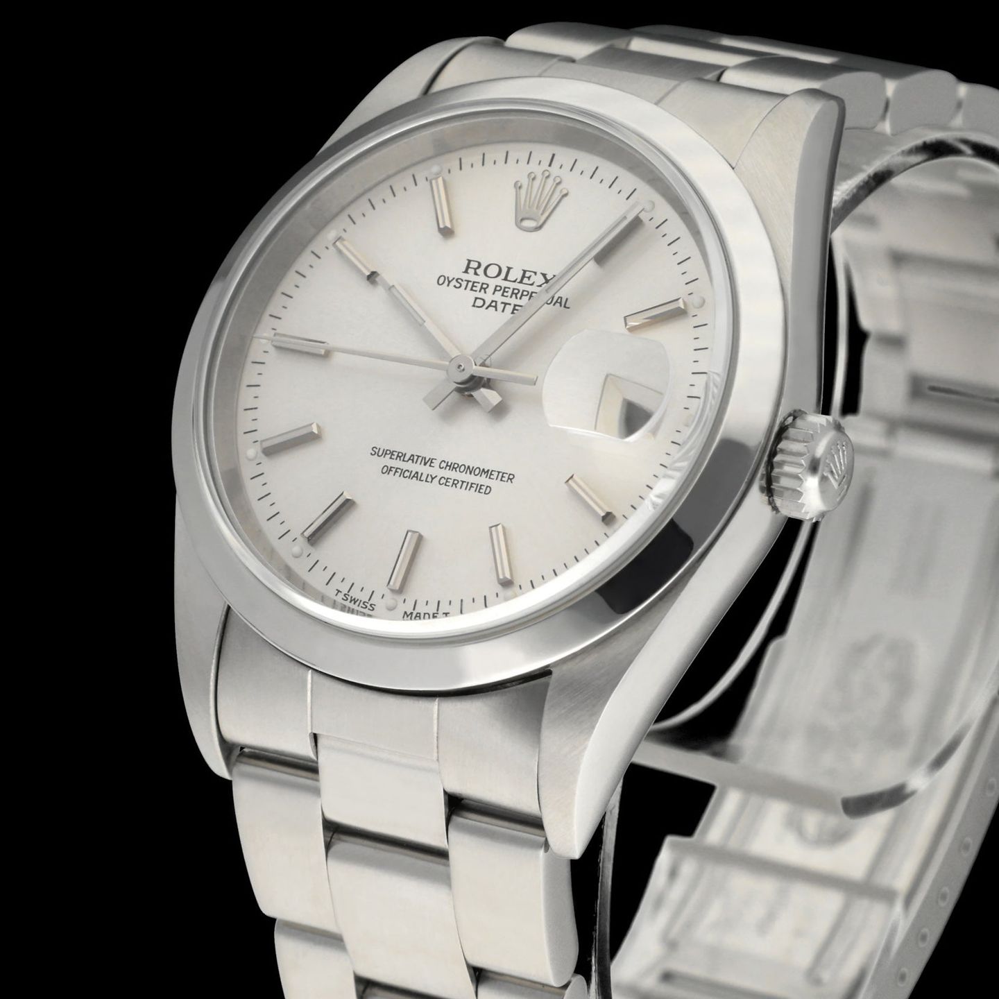 Rolex Oyster Perpetual Date 15200 (1999) - 34 mm Steel case (6/7)