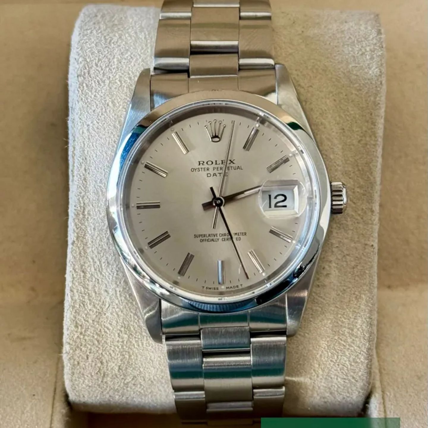 Rolex Oyster Perpetual Date 15200 (1991) - 34 mm Steel case (2/7)
