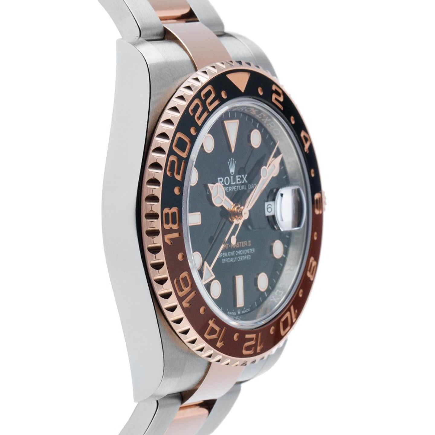 Rolex GMT-Master II 126711CHNR (2022) - Black dial 40 mm Gold/Steel case (5/8)