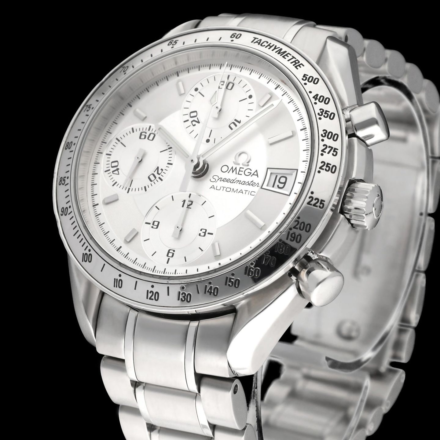 Omega Speedmaster Date 3513.30.00 (1998) - Silver dial 39 mm Steel case (7/8)