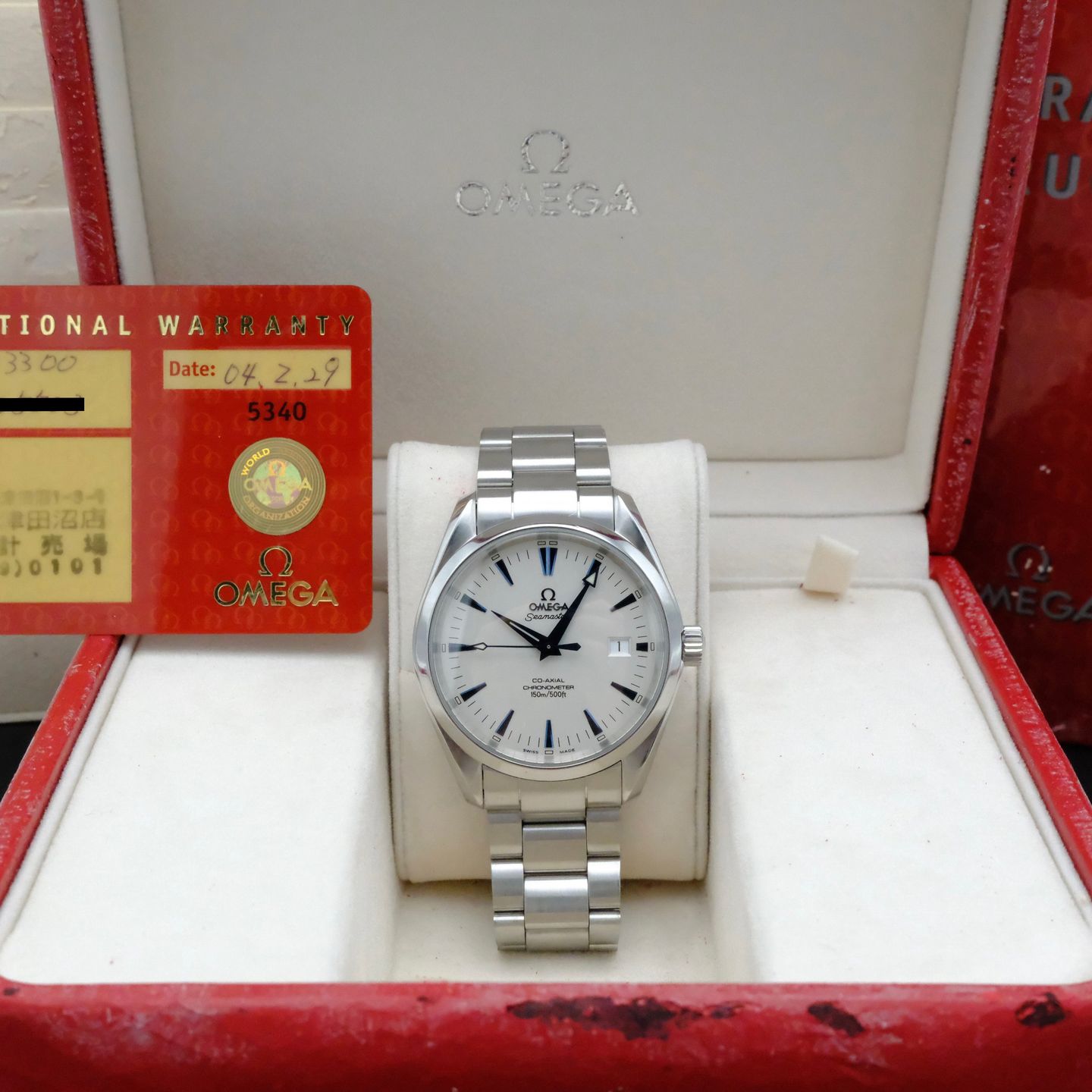 Omega Seamaster Aqua Terra 2503.33.00 (2004) - Silver dial 39 mm Steel case (3/8)
