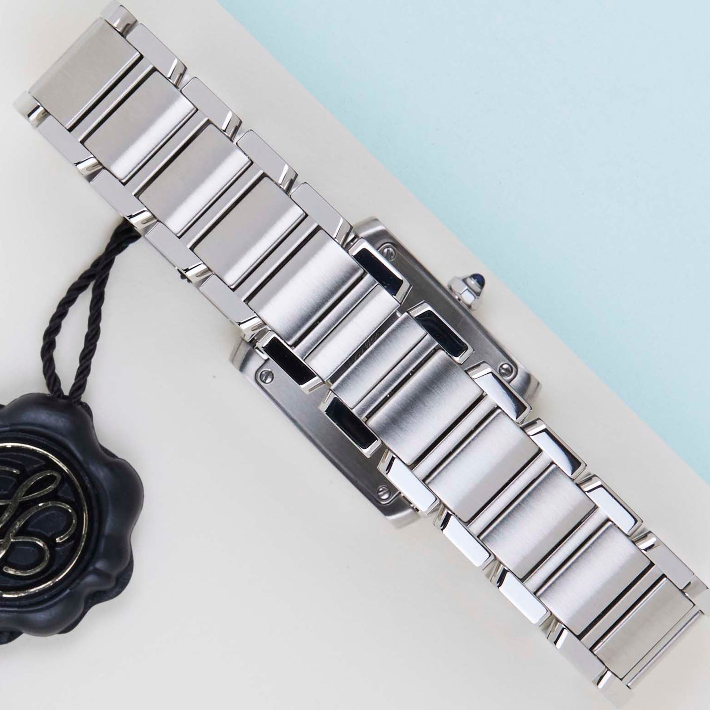 Cartier Tank Française SM W51008Q3 (2001) - White dial 20 mm Steel case (6/8)