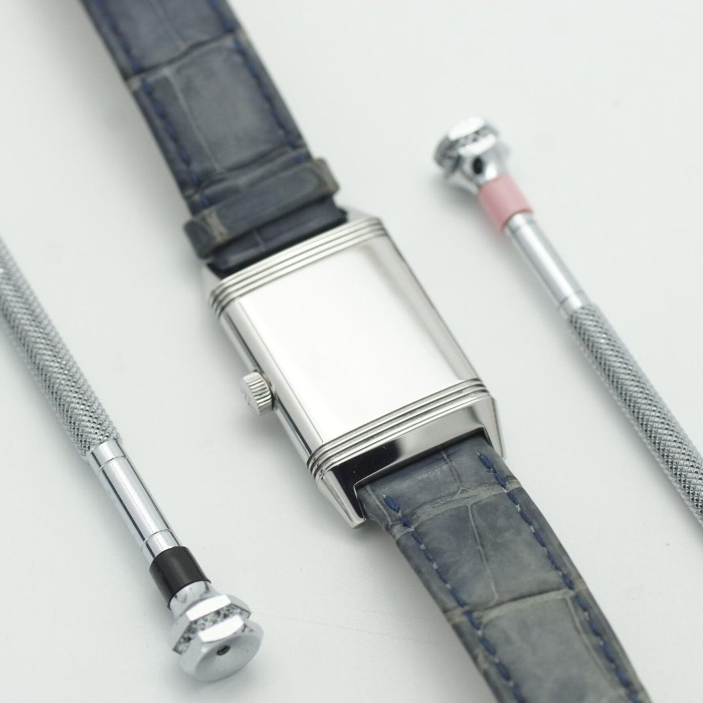 Jaeger-LeCoultre Reverso Classic Small Q2618540 (2006) - Zilver wijzerplaat 21mm Staal (4/8)