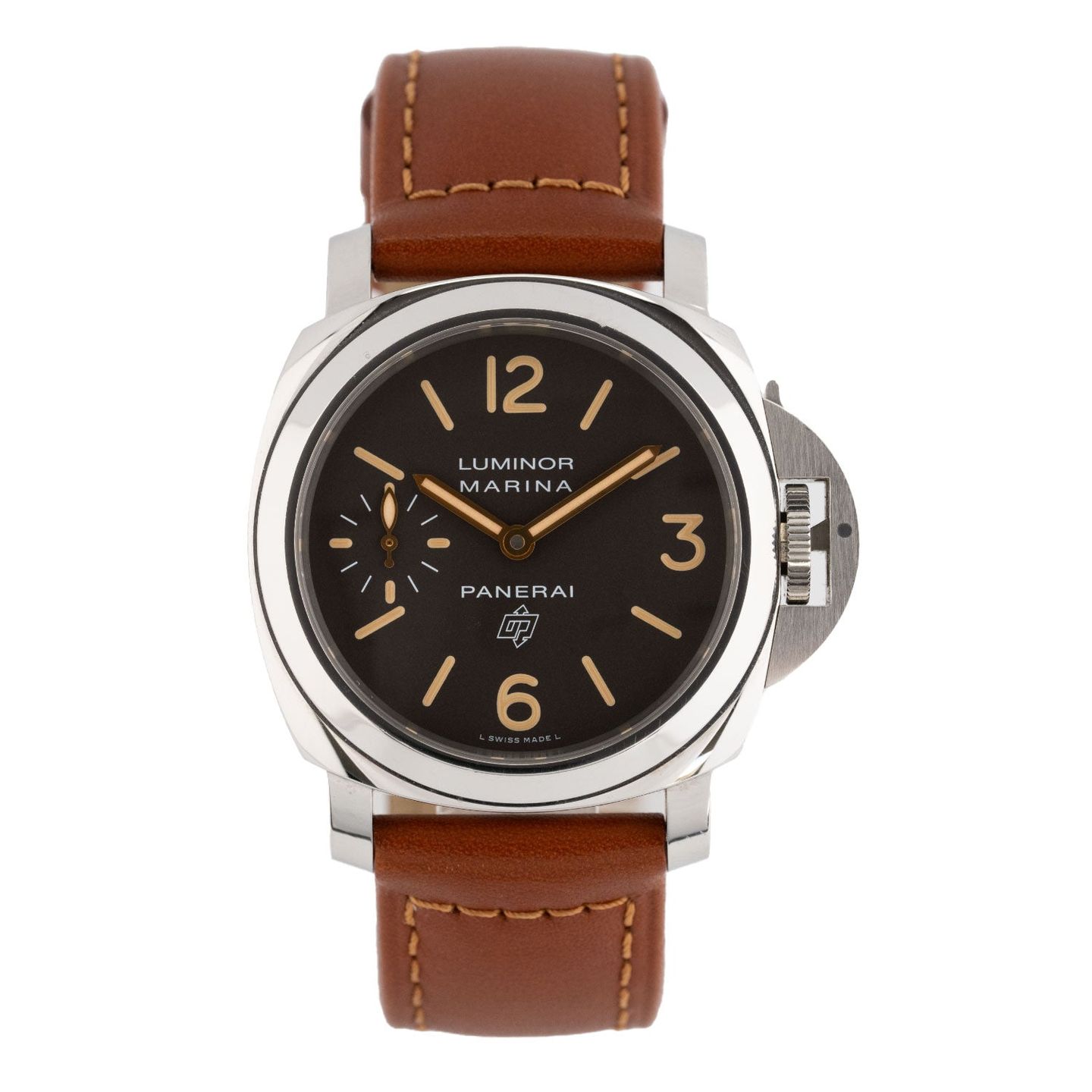 Panerai Luminor Marina PAM00632 (2018) - Bruin wijzerplaat 44mm Staal (1/6)