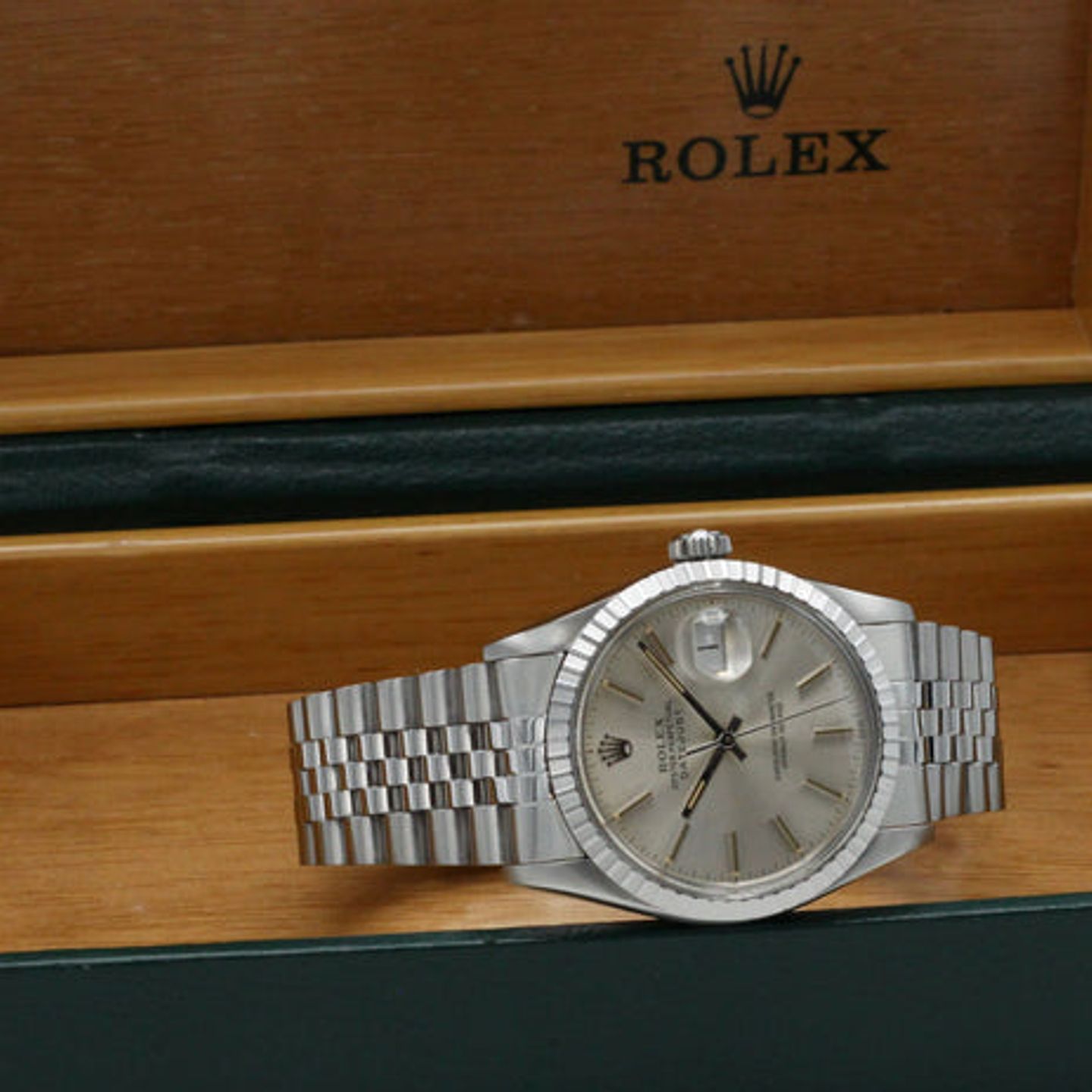 Rolex Datejust 36 16030 (1984) - Silver dial 36 mm Steel case (3/7)