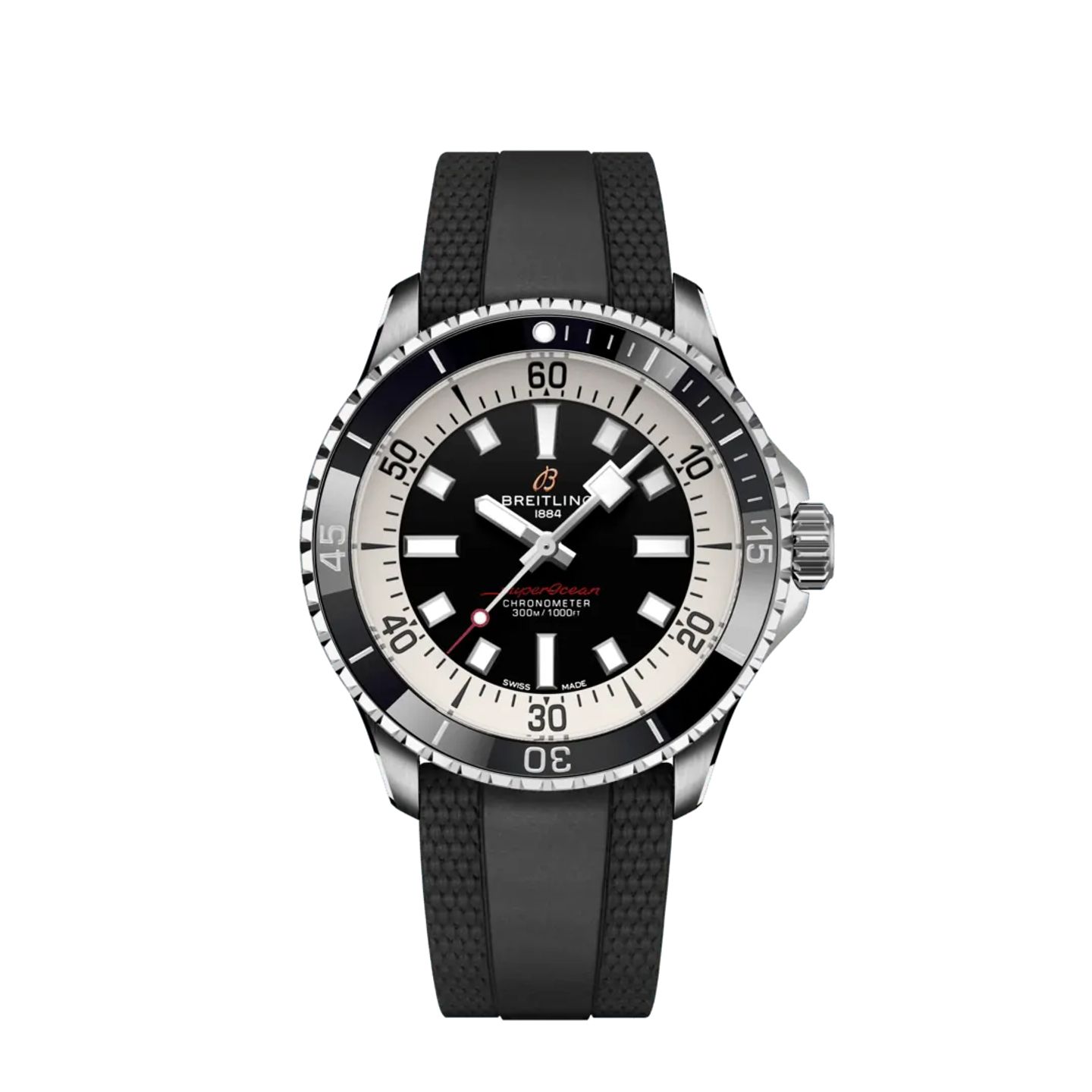 Breitling Superocean 44 A17376211B1S1 (2024) - Zwart wijzerplaat 44mm Staal (1/6)