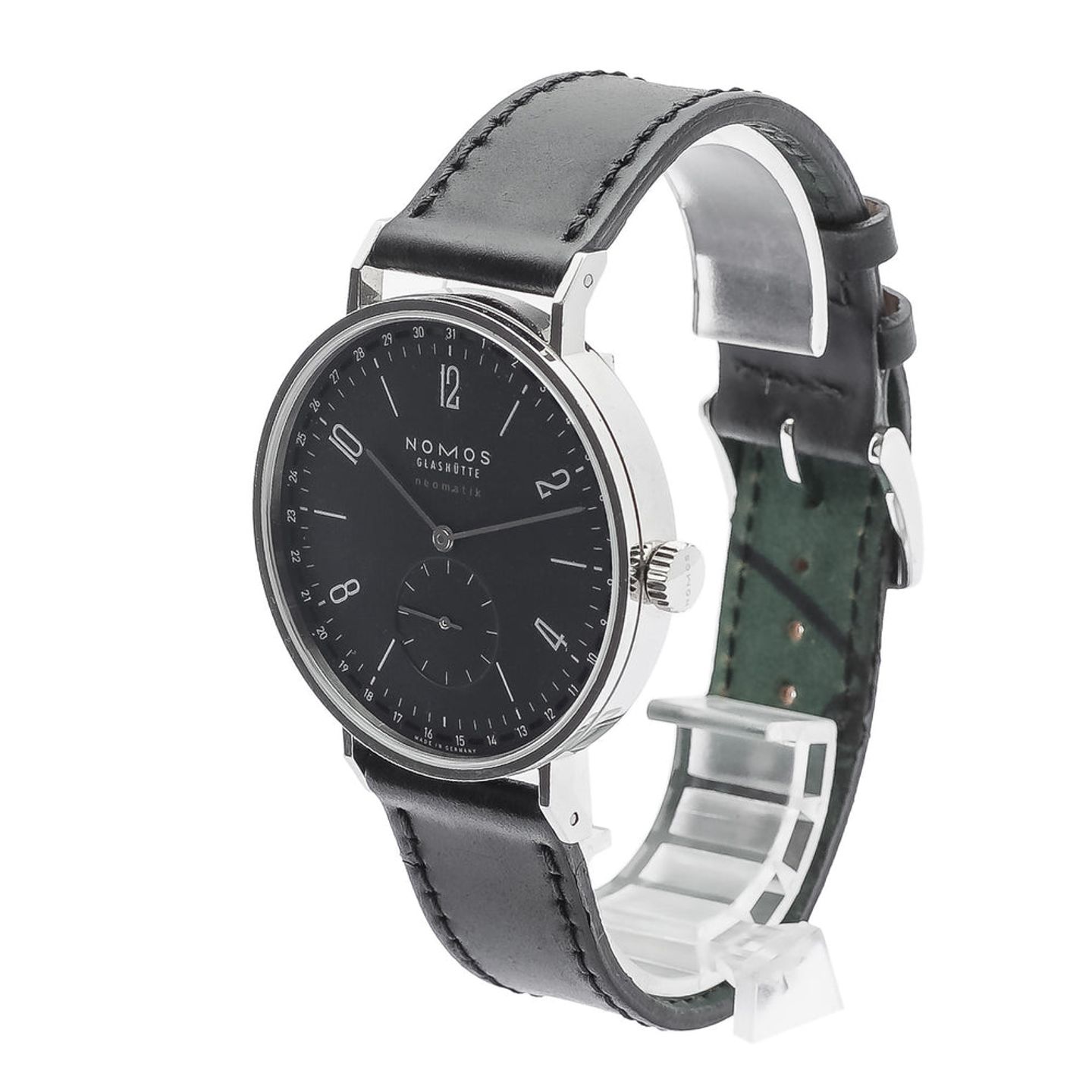 NOMOS Tangente Neomatik 182 (2024) - Blauw wijzerplaat 41mm Staal (4/10)