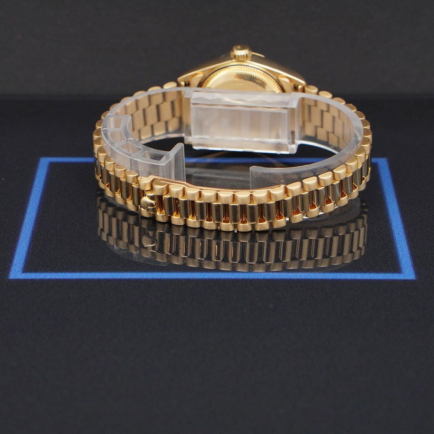 Rolex Lady-Datejust 69178 (1987) - Gold dial 26 mm Yellow Gold case (6/8)