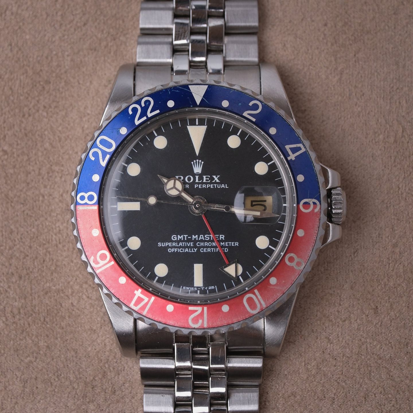 Rolex GMT-Master 1675 (1979) - Zwart wijzerplaat 40mm Staal (3/6)