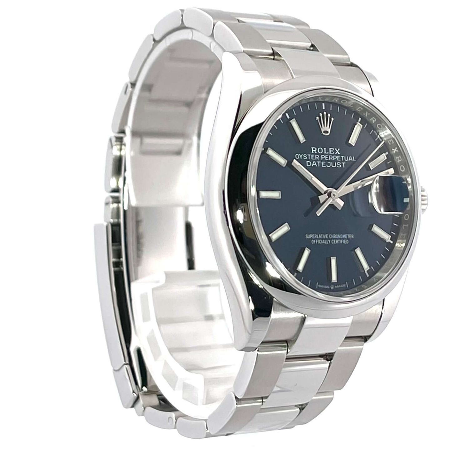 Rolex Datejust 36 126200 (2025) - Blauw wijzerplaat 36mm Staal (4/8)