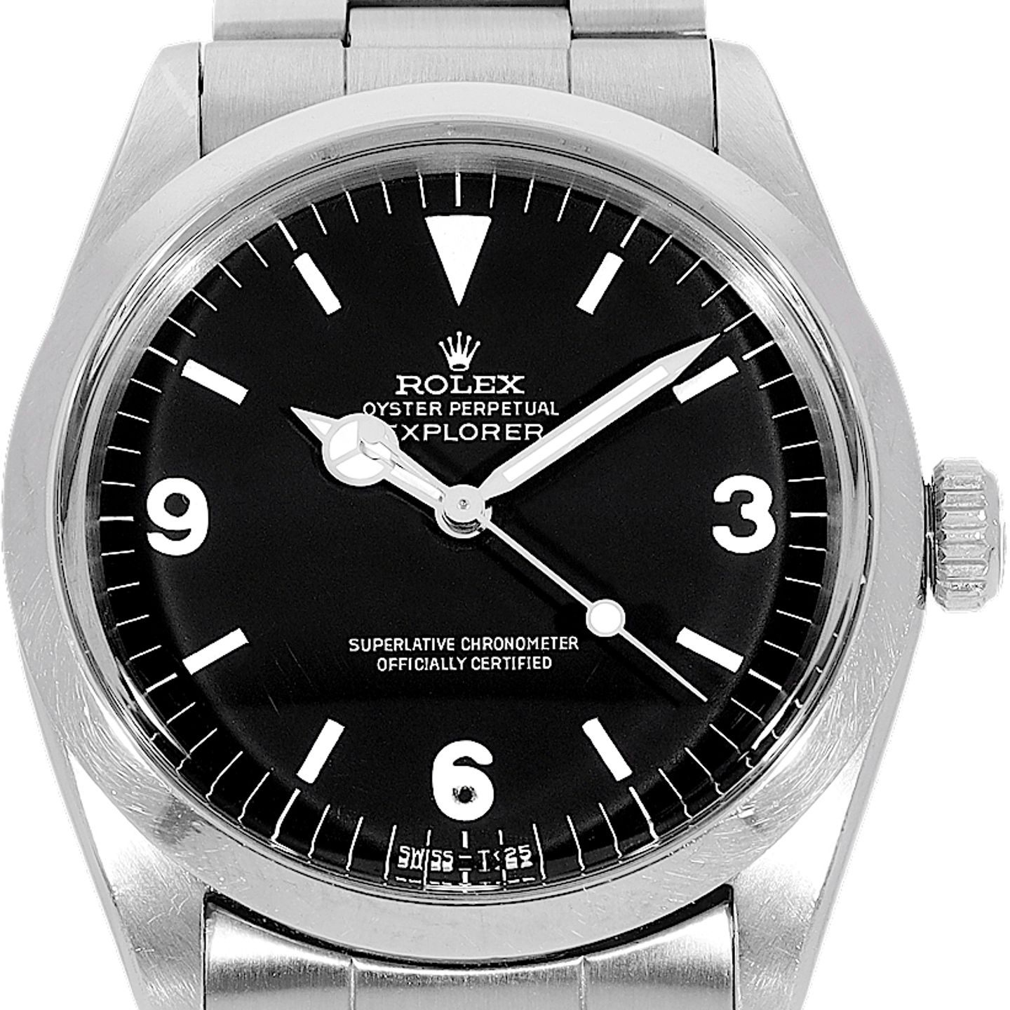 Rolex Explorer 1016 (1969) - Black dial 36 mm Steel case (1/5)