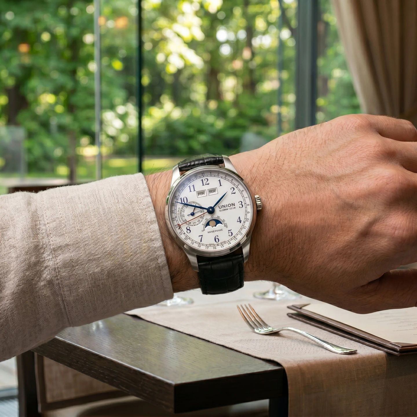 Union Glashütte 1893 D007.458.16.017.00 (2020) - White dial 42 mm Steel case (2/8)
